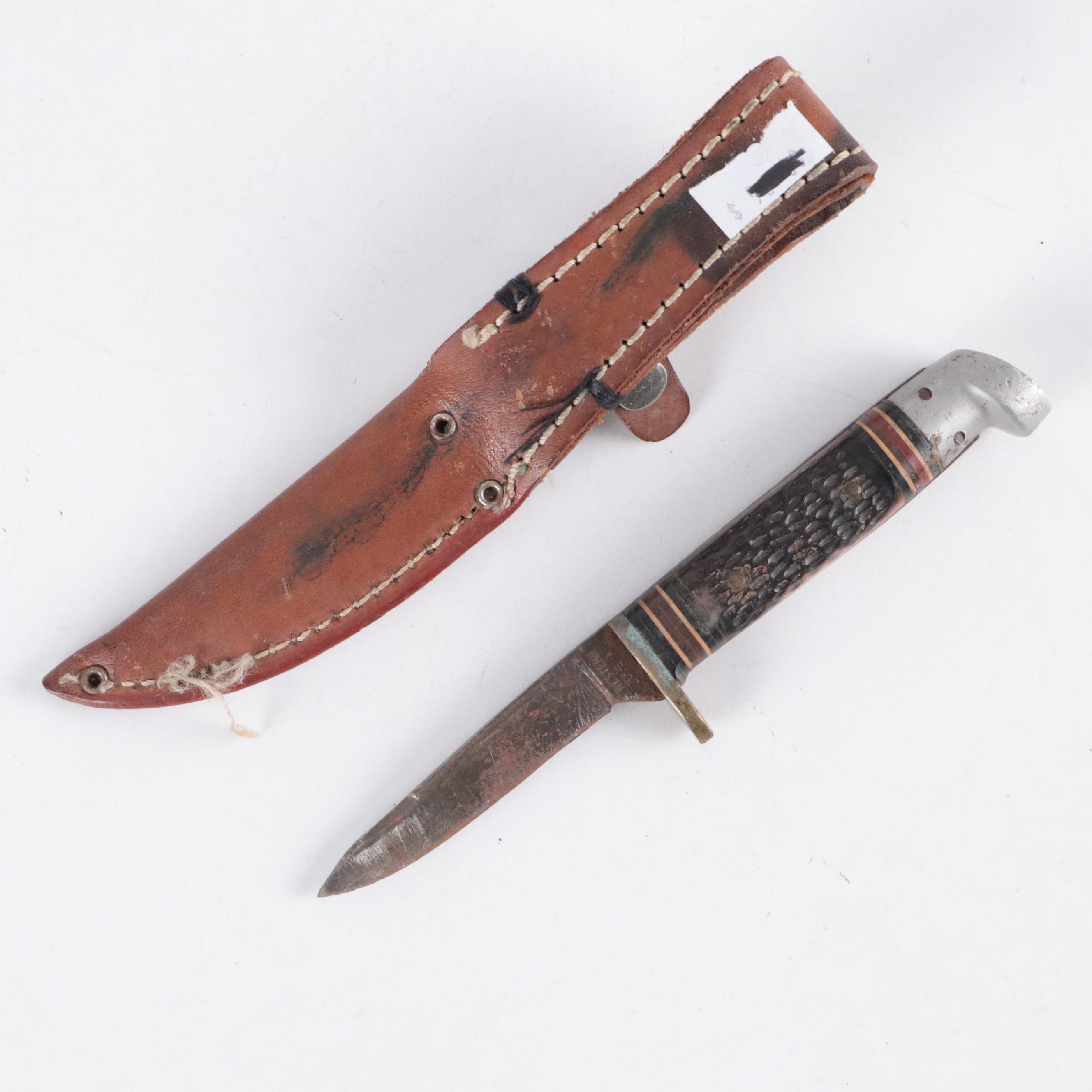 Wooden and Acrylic Handled Fixed Blade Knives