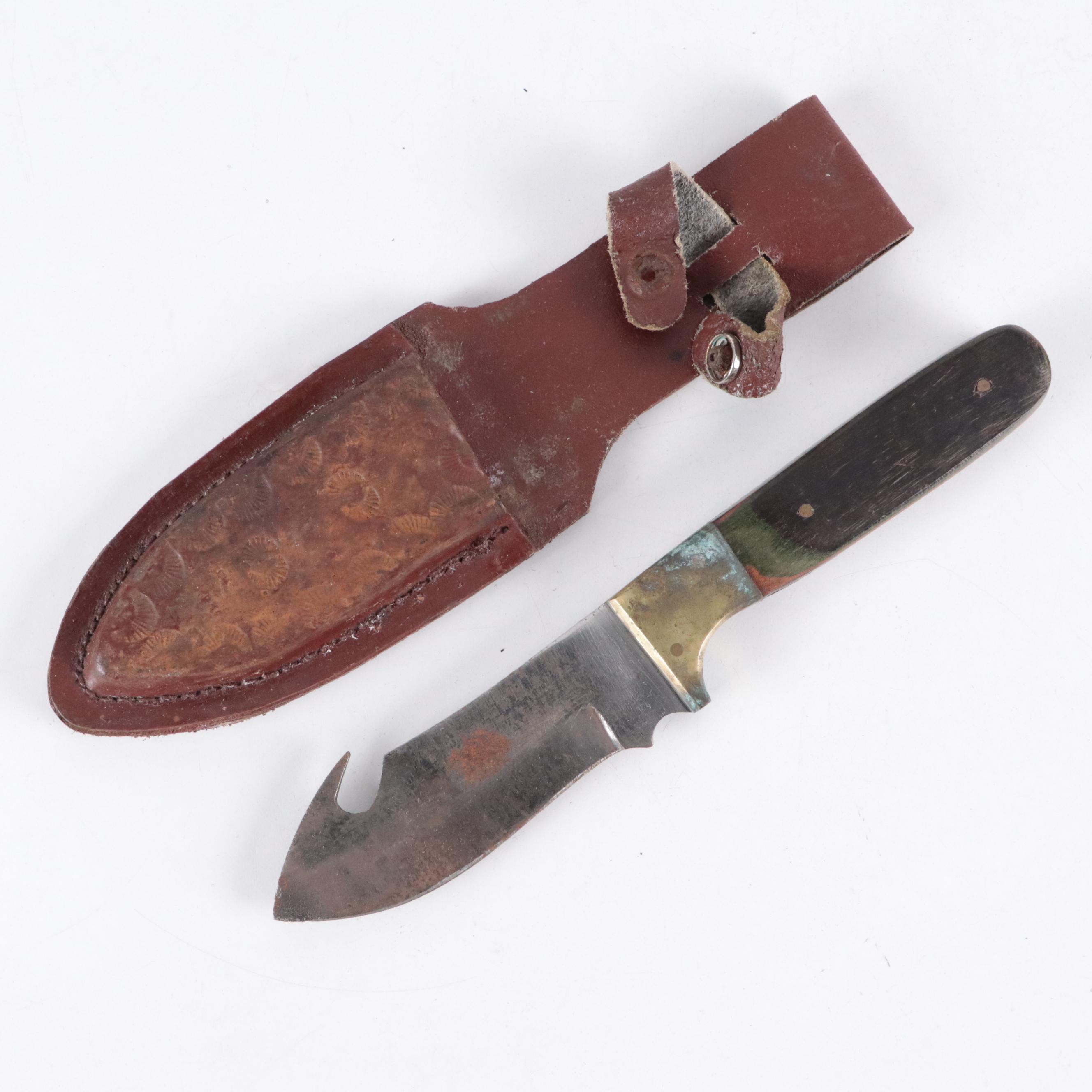 Wooden and Acrylic Handled Fixed Blade Knives