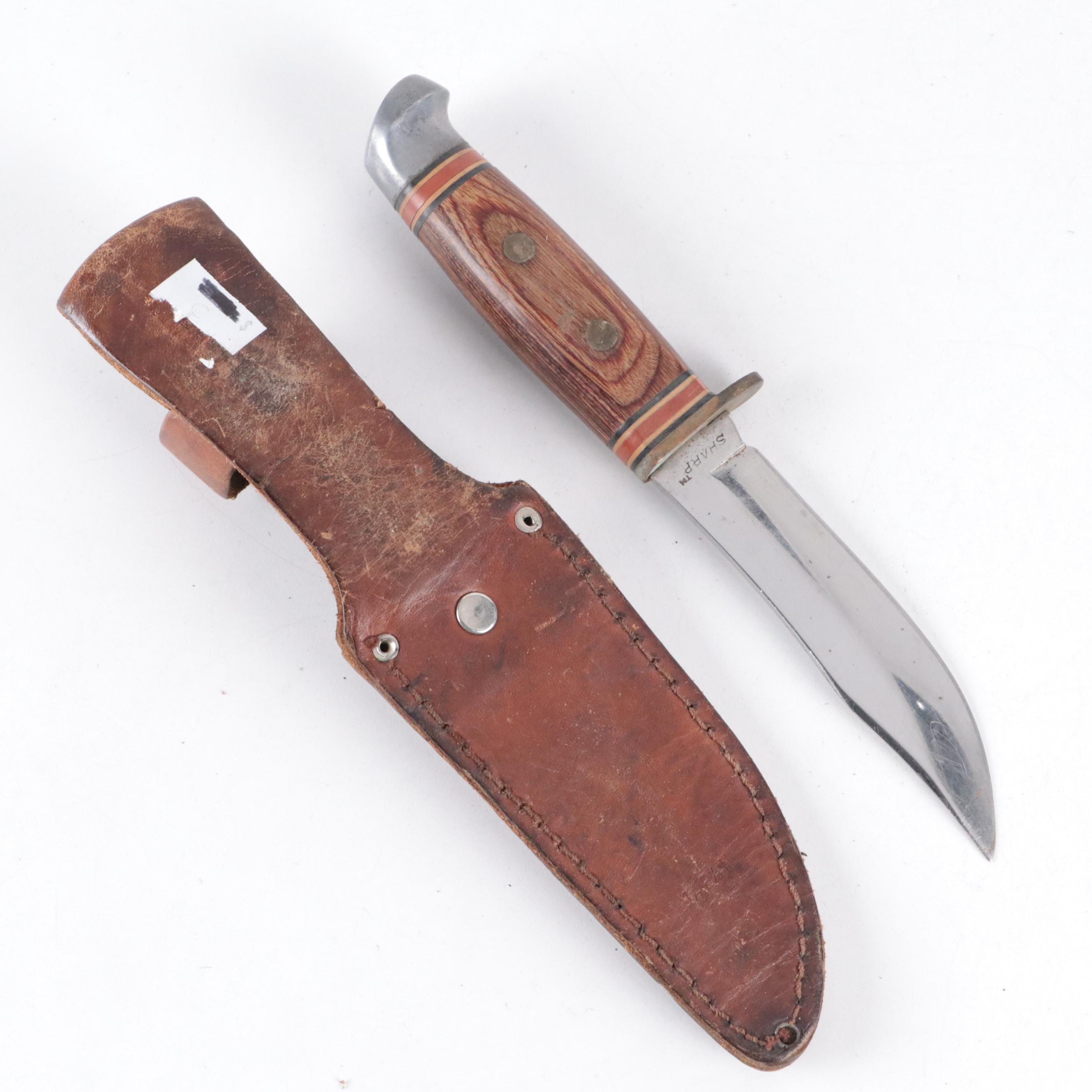 Wooden and Acrylic Handled Fixed Blade Knives
