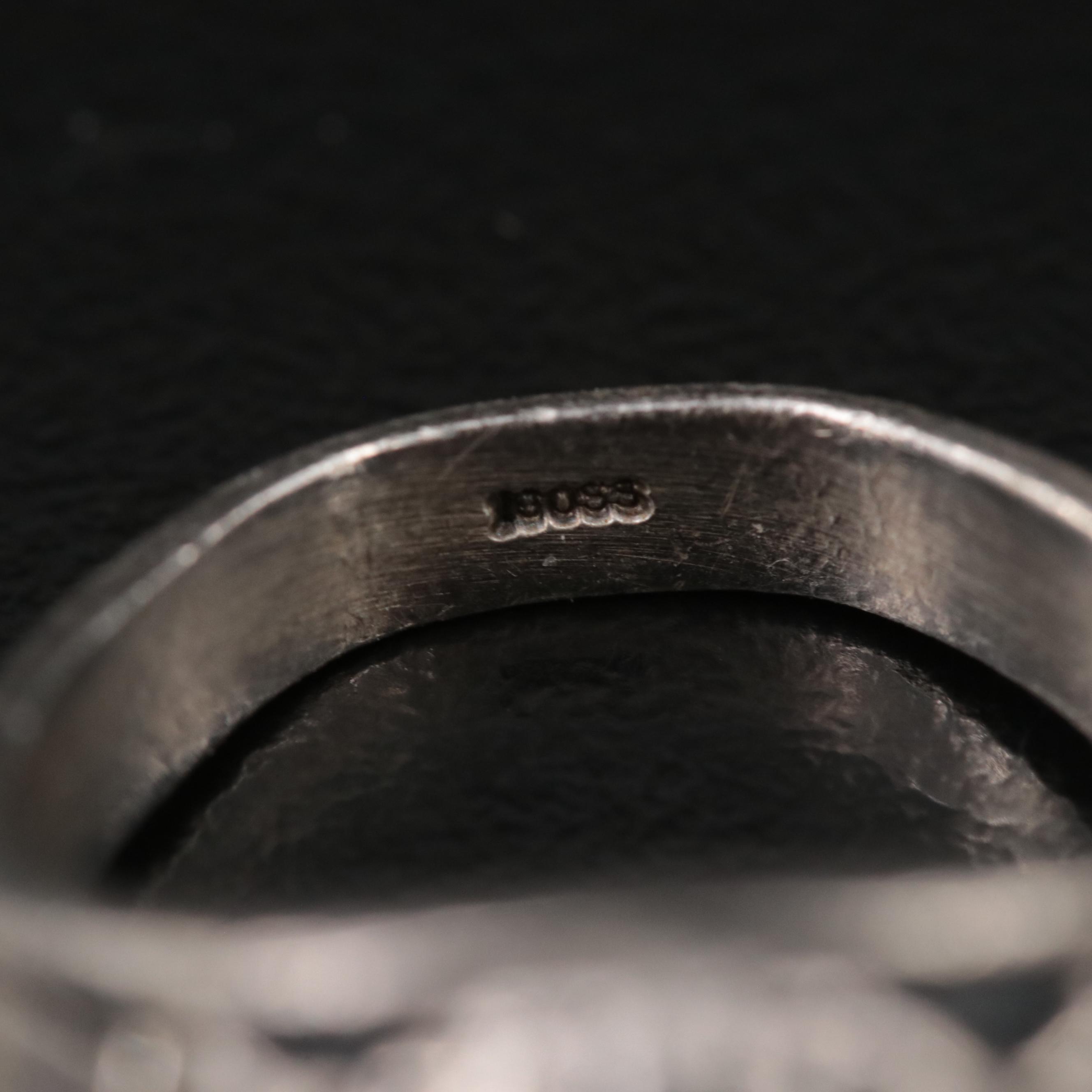 Sterling Class Ring and Gold-Filled Air Force Ring