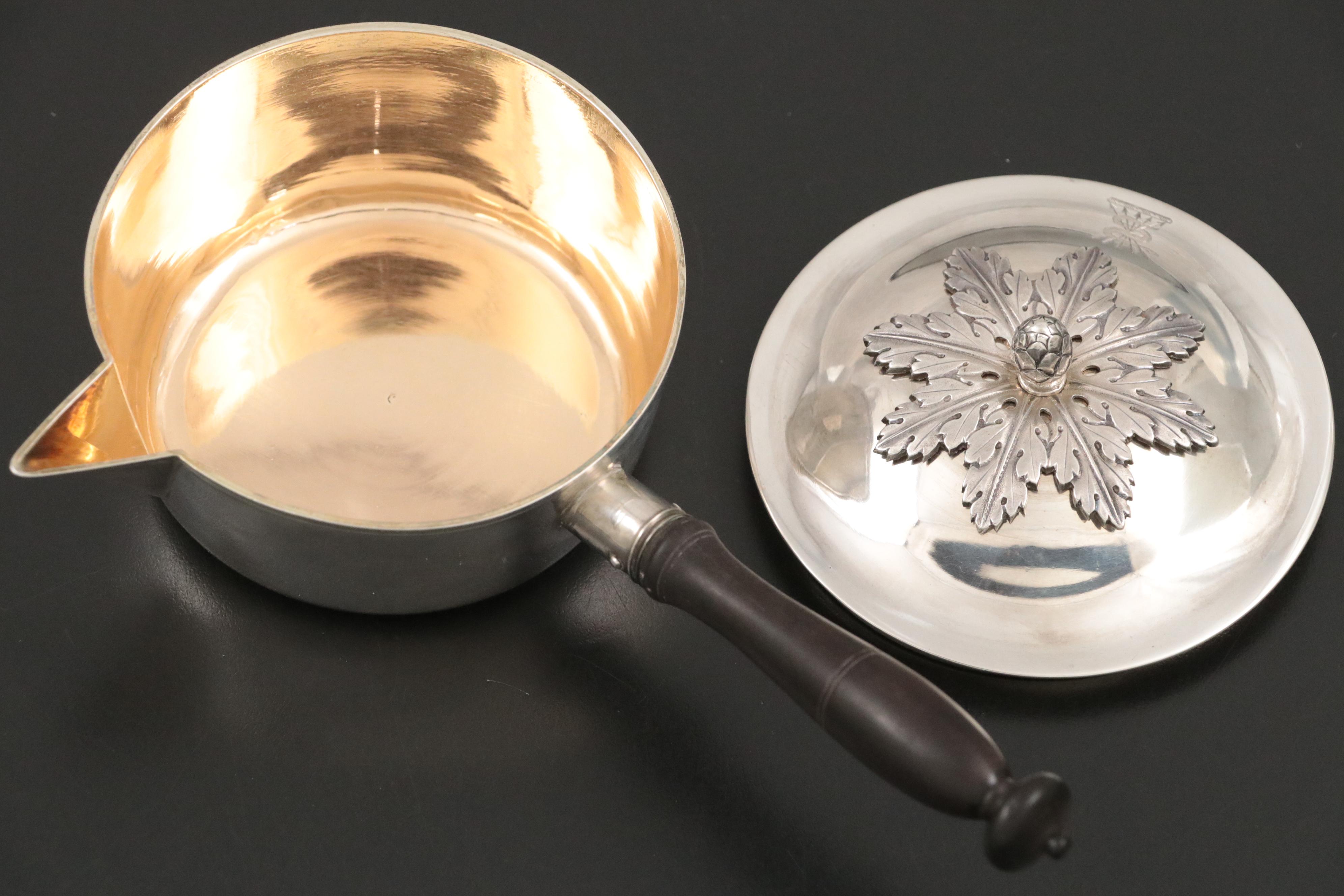 Russian Saint Petersburg 875 Silver Sauce Pot, 1807