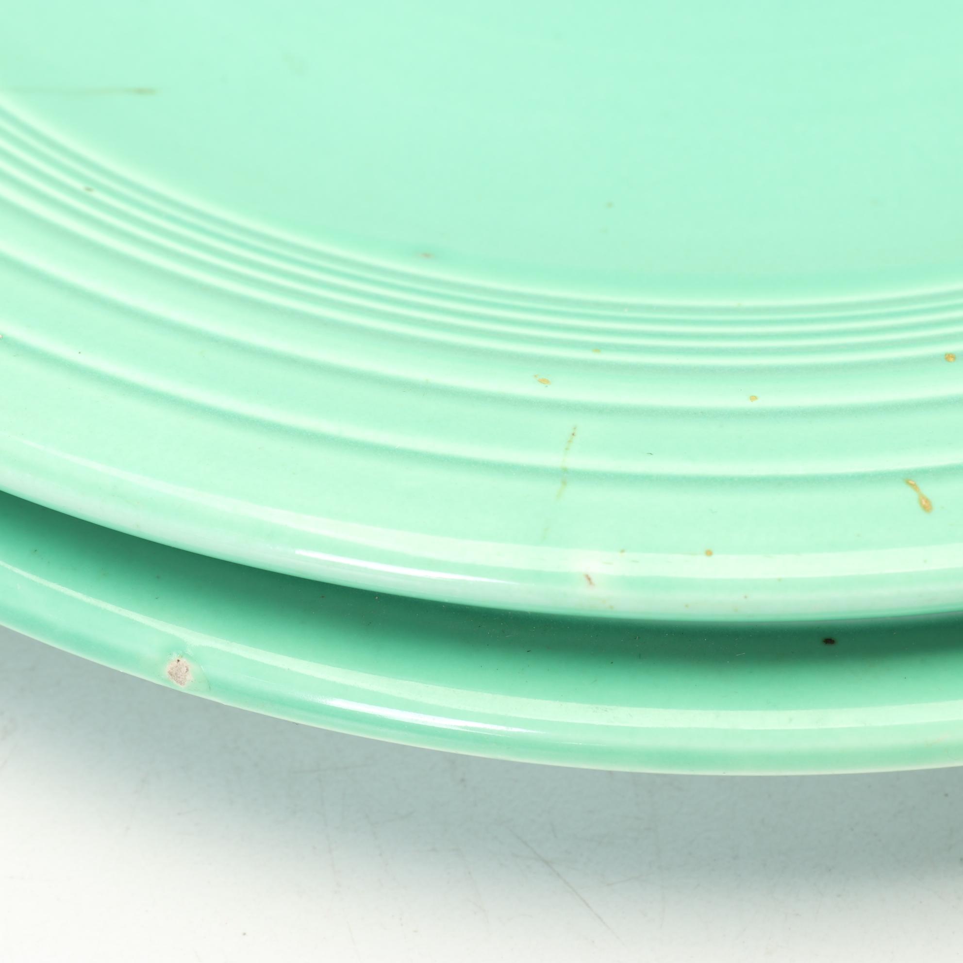 Culinary Pro Dusty Rose and Original Green Fiestaware Dinnerware With Casserole