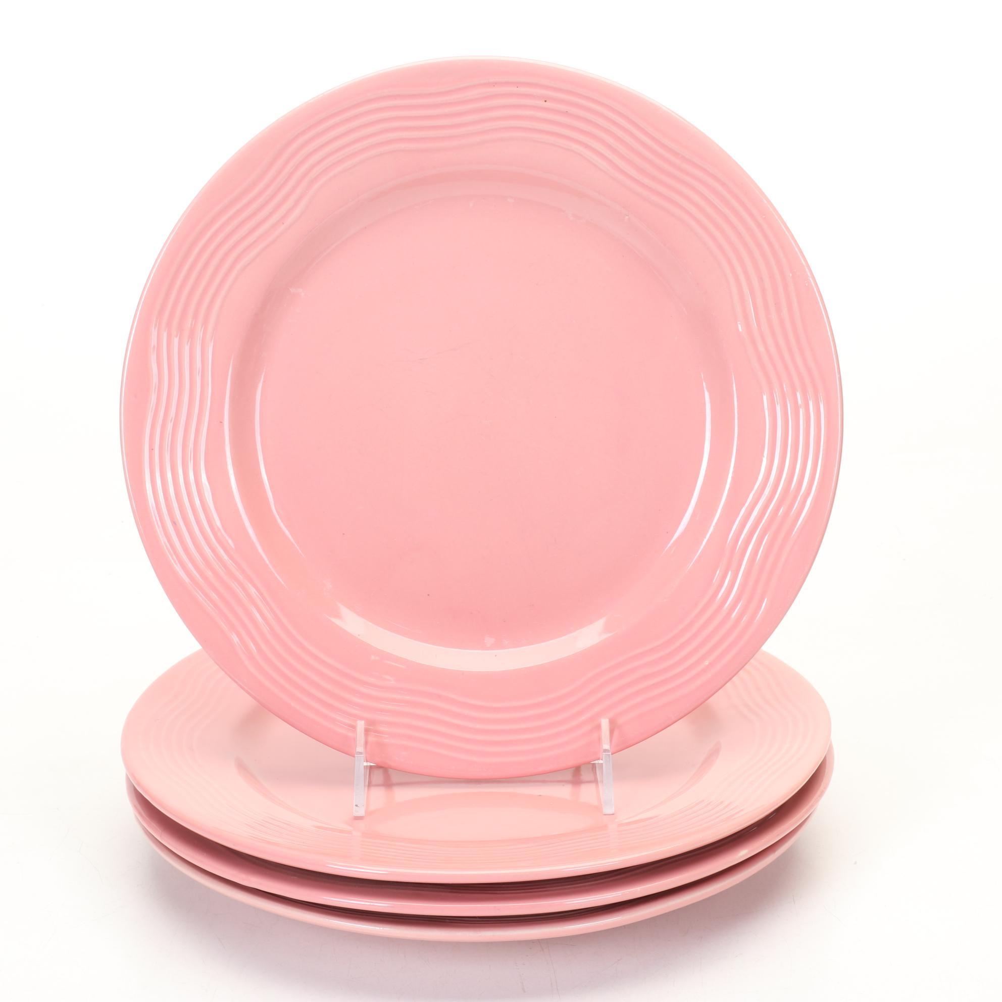 Culinary Pro Dusty Rose and Original Green Fiestaware Dinnerware With Casserole