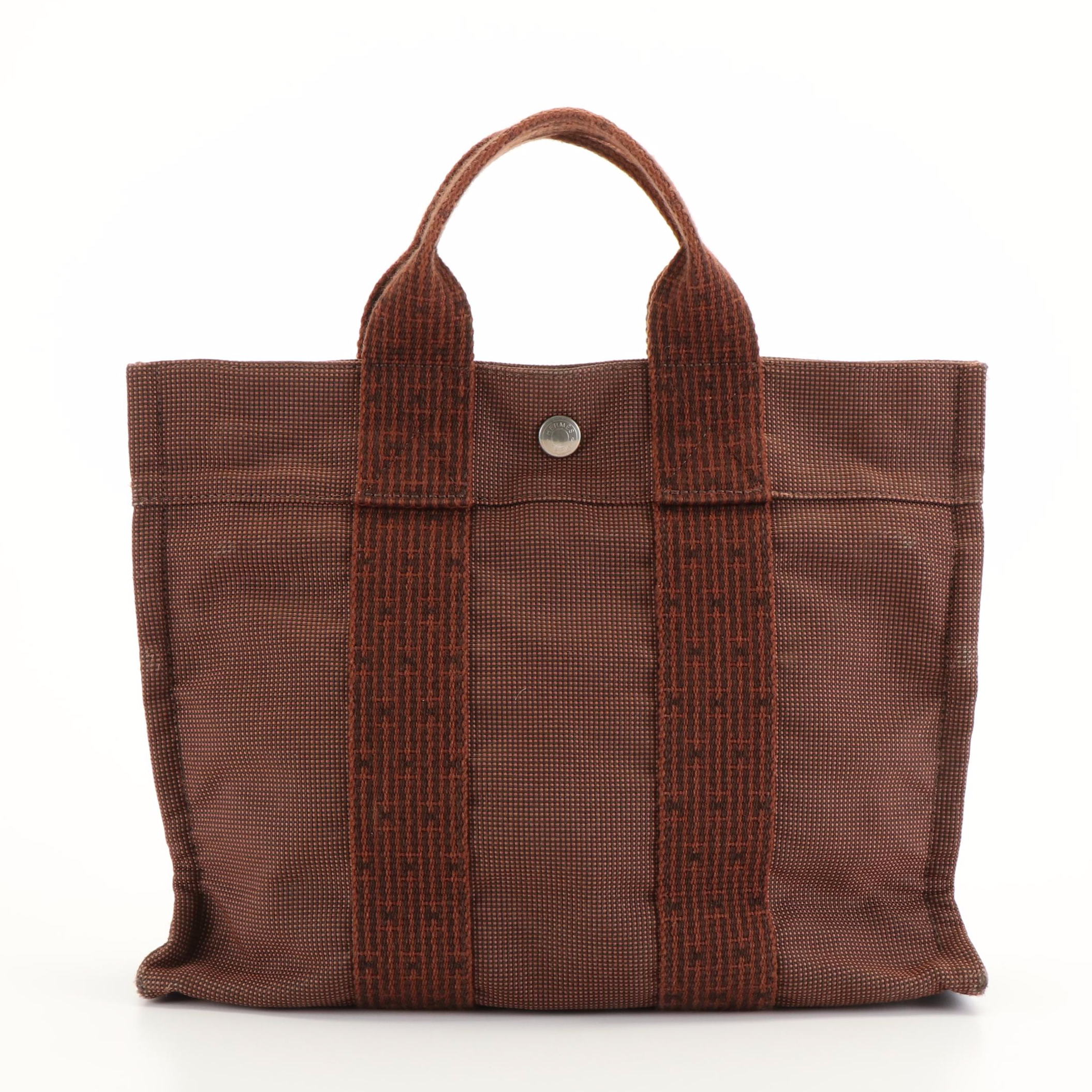 Hermès Toile Herline PM Tote Bag
