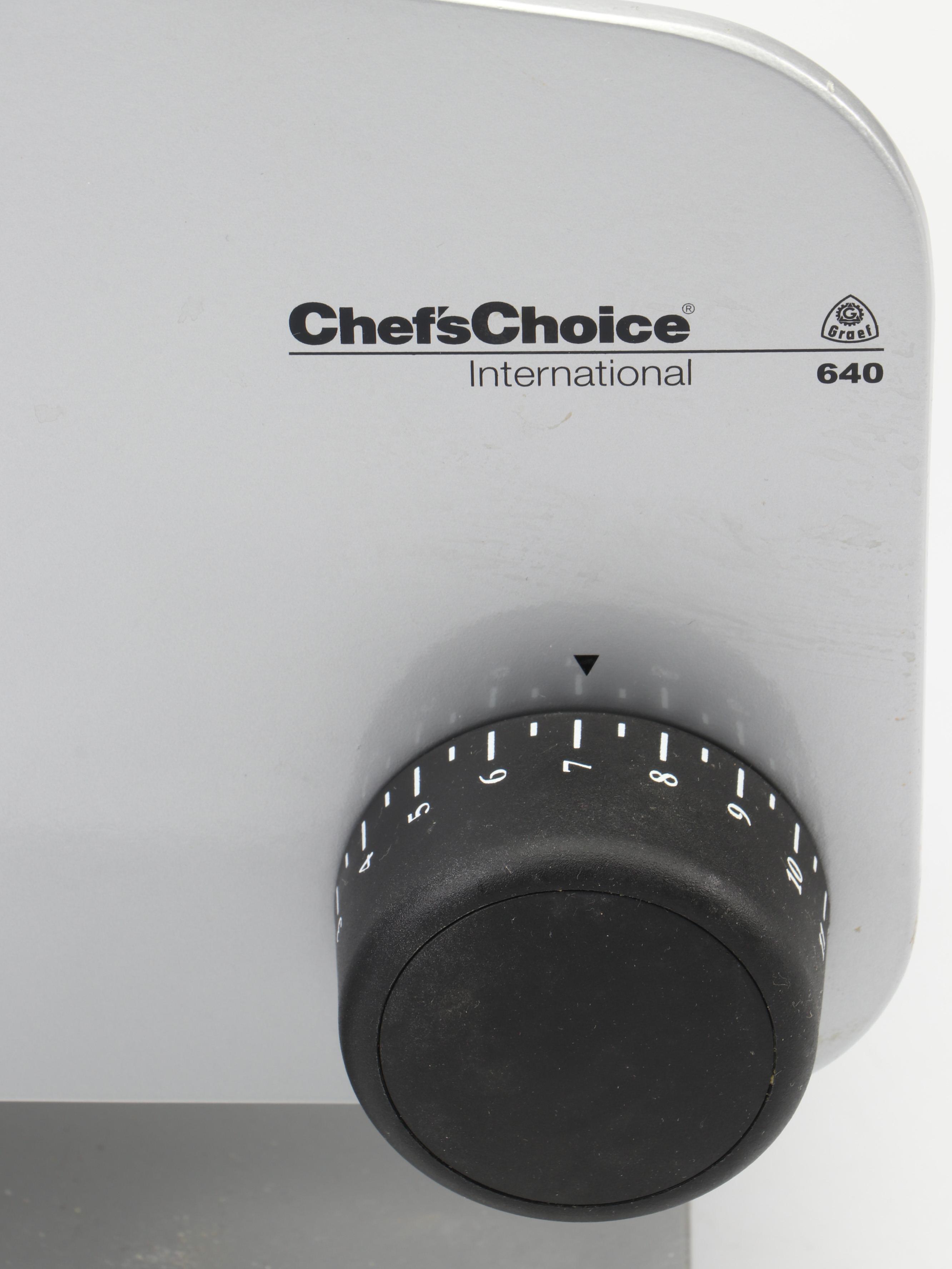 Chef's Choice International Meat Slicer and Fine Edge Blade with More