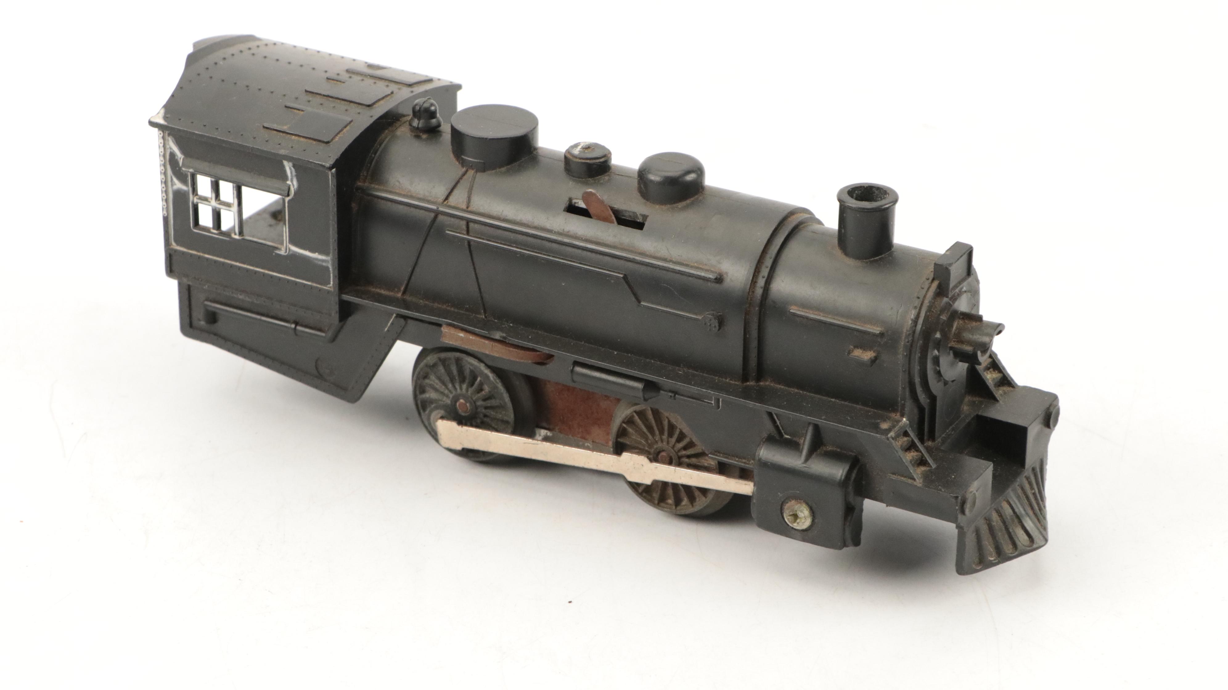 Louis Marx & Co. Train Transformer with O Scale and Other Train Cars