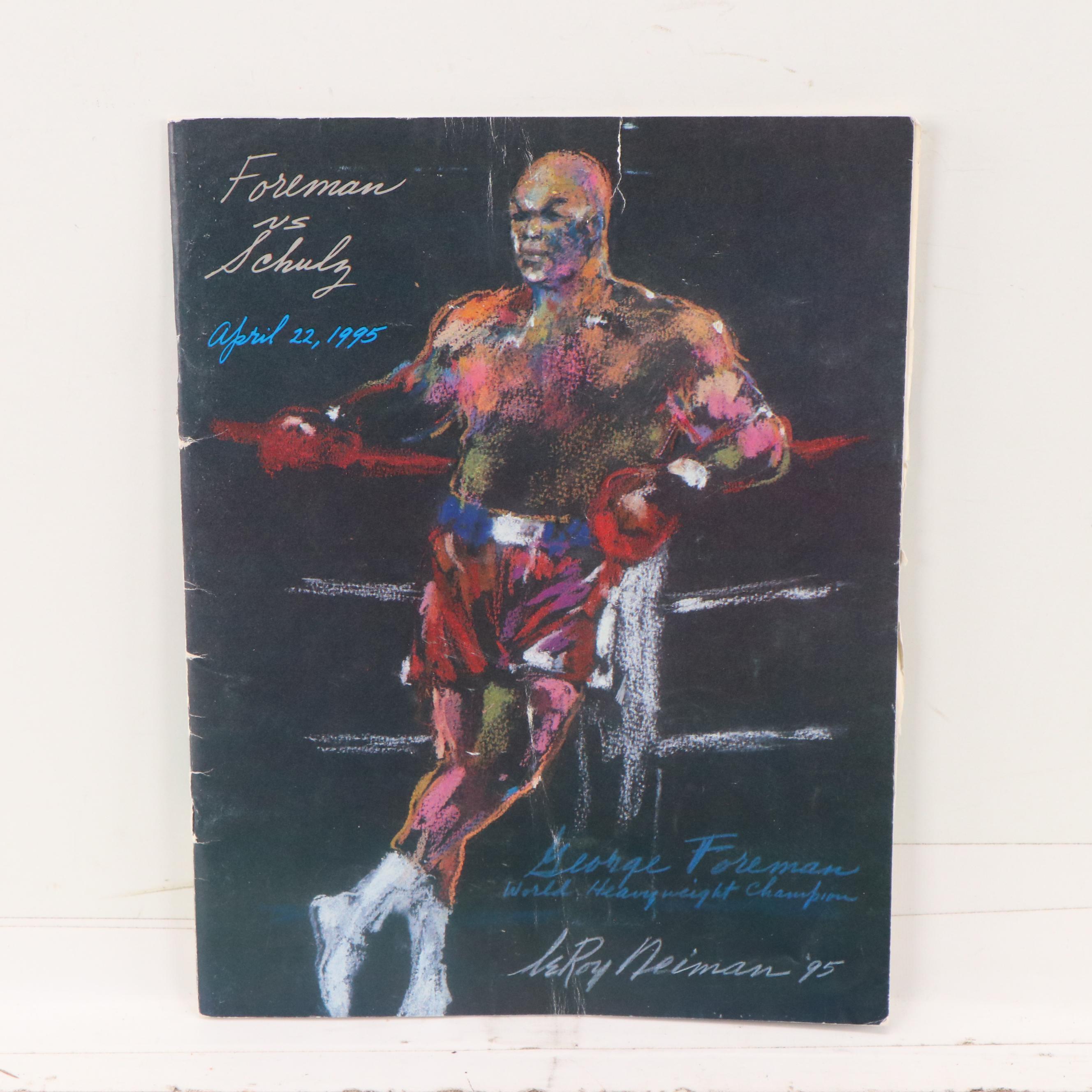 Ultimate Fighting Championship Programs with Leonard vs. Hearns II Poster