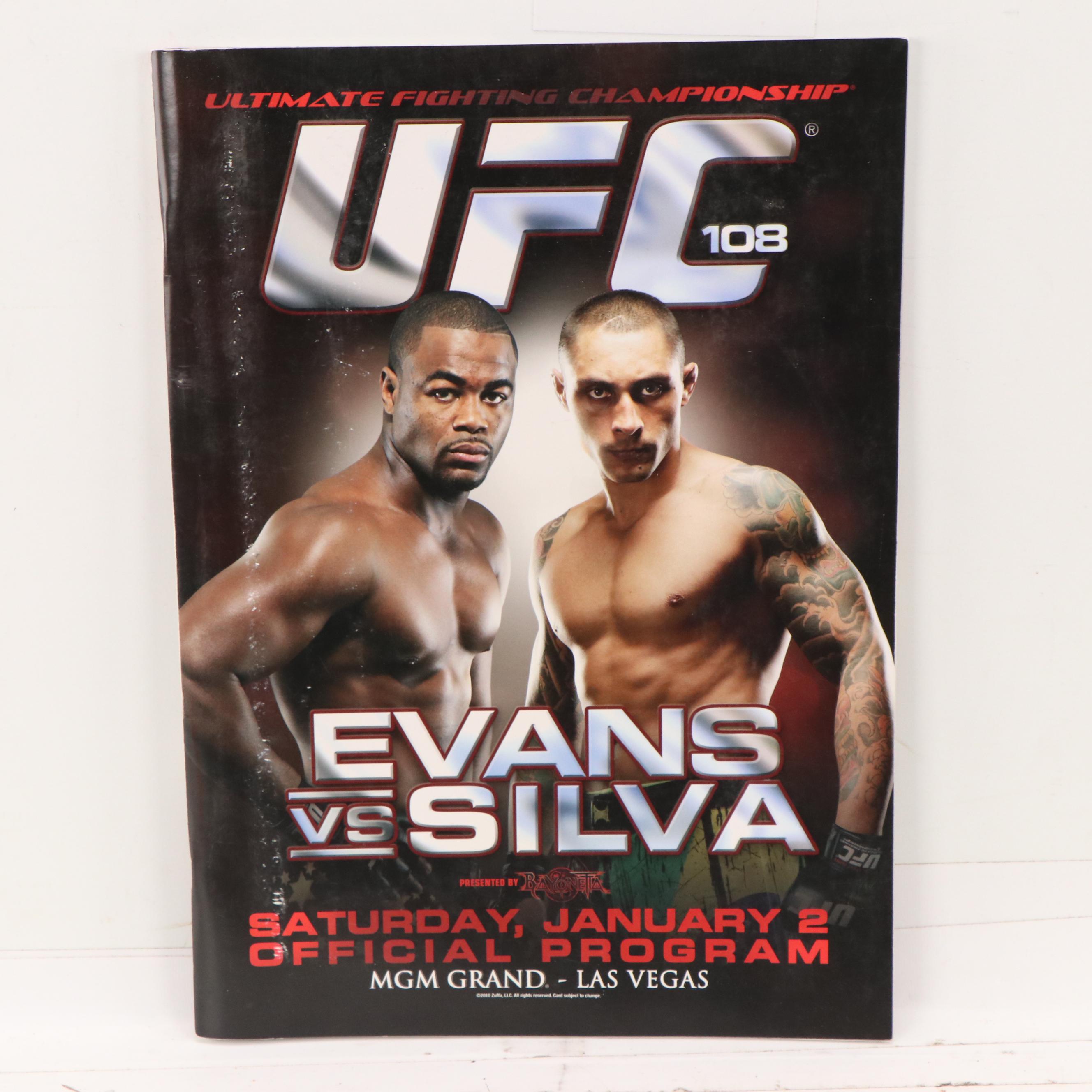 Ultimate Fighting Championship Programs with Leonard vs. Hearns II Poster