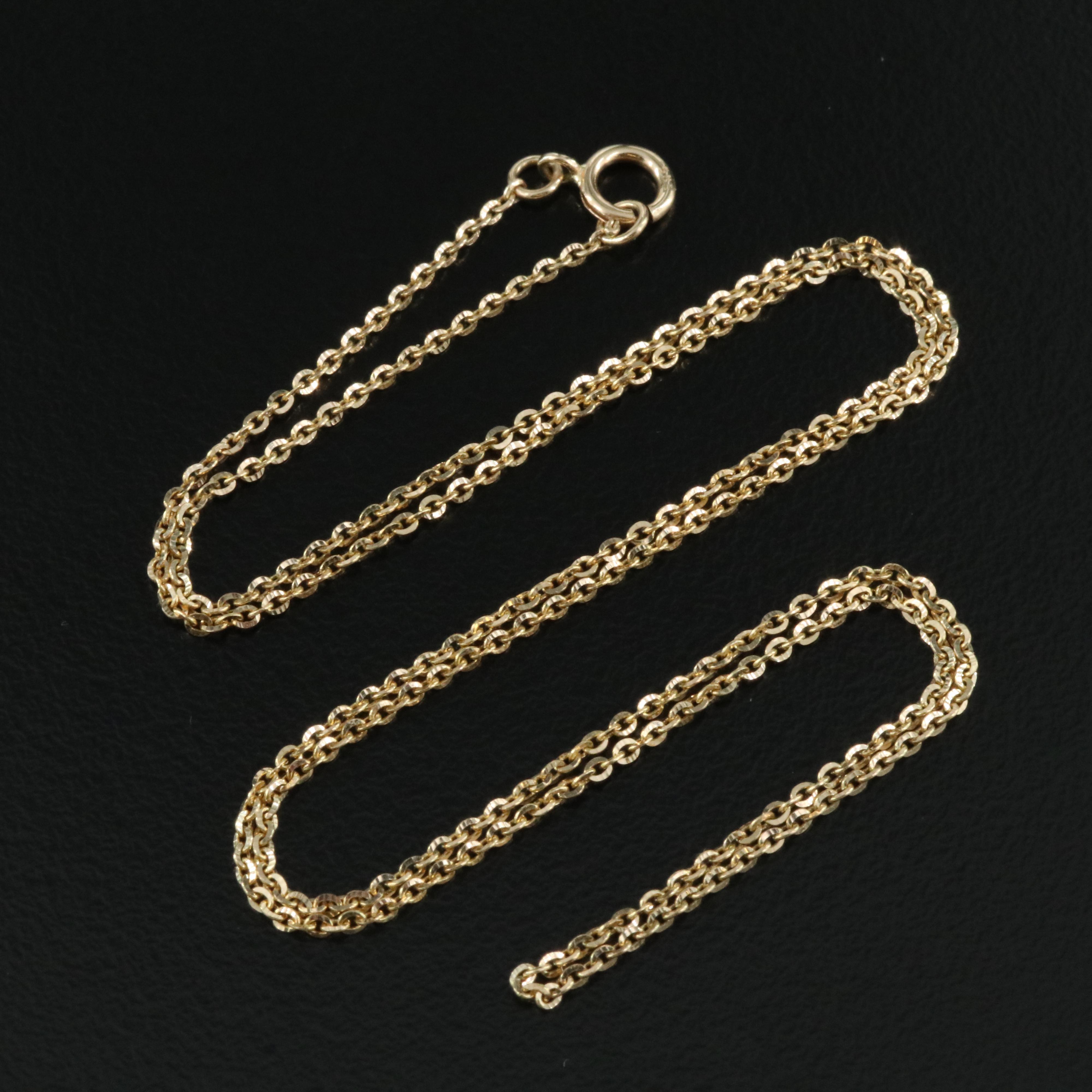 14K Cable Chain Necklace