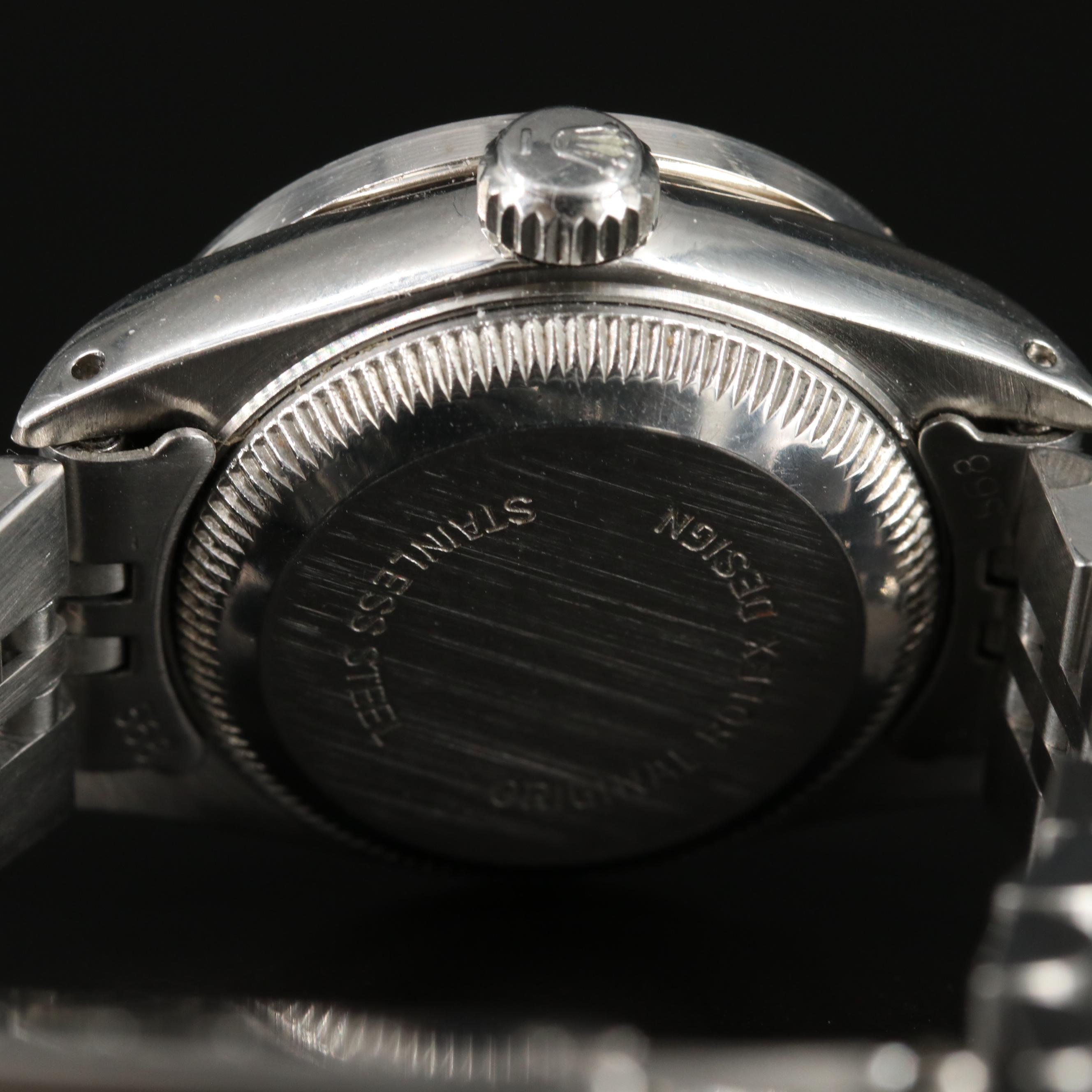 1989 Rolex Custom Mother-of-Pearl, Diamond Dial and Bezel Datejust Watch