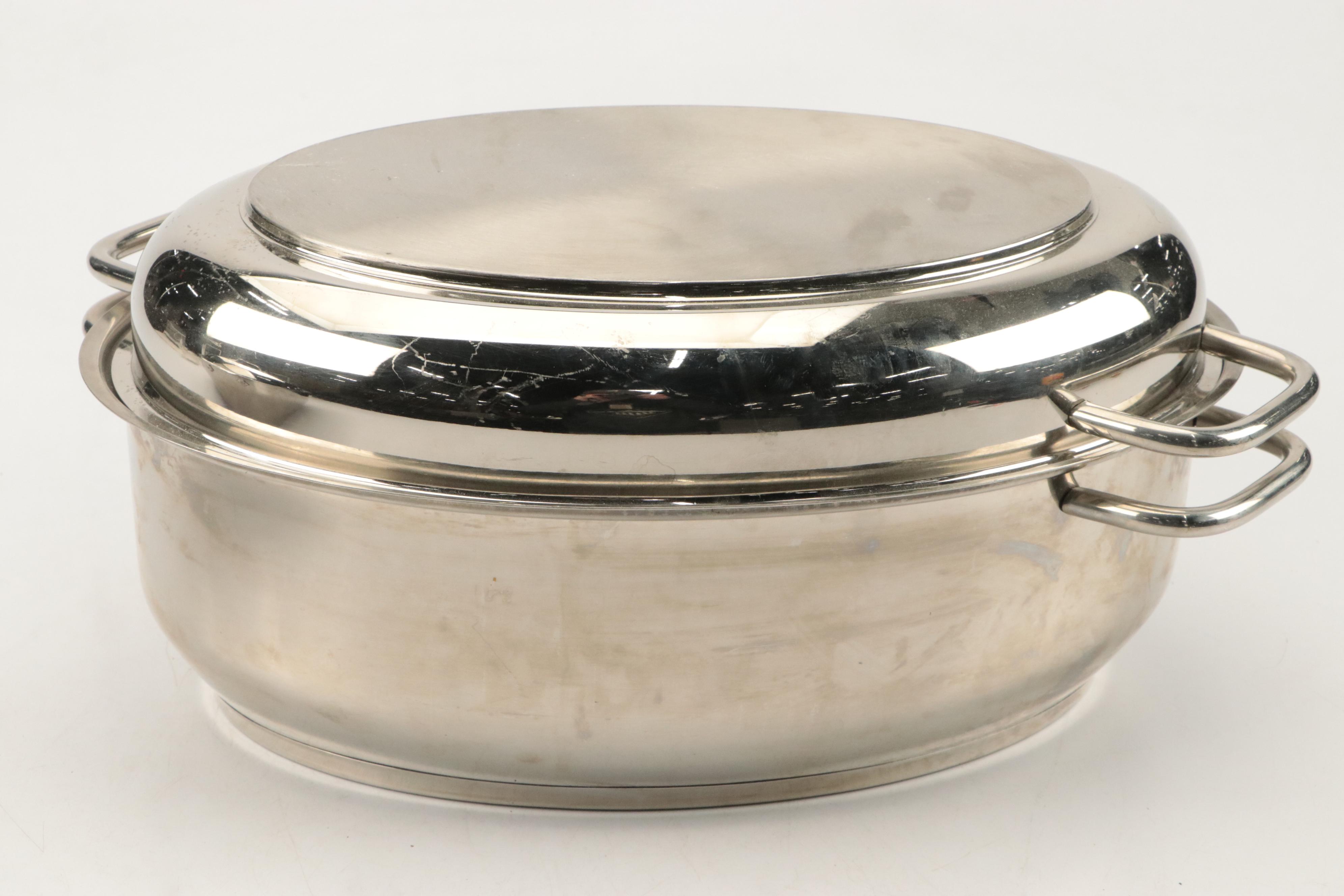 All-Clad Stainless Steel Dutch Oven with Stainless Steel Oval Pots