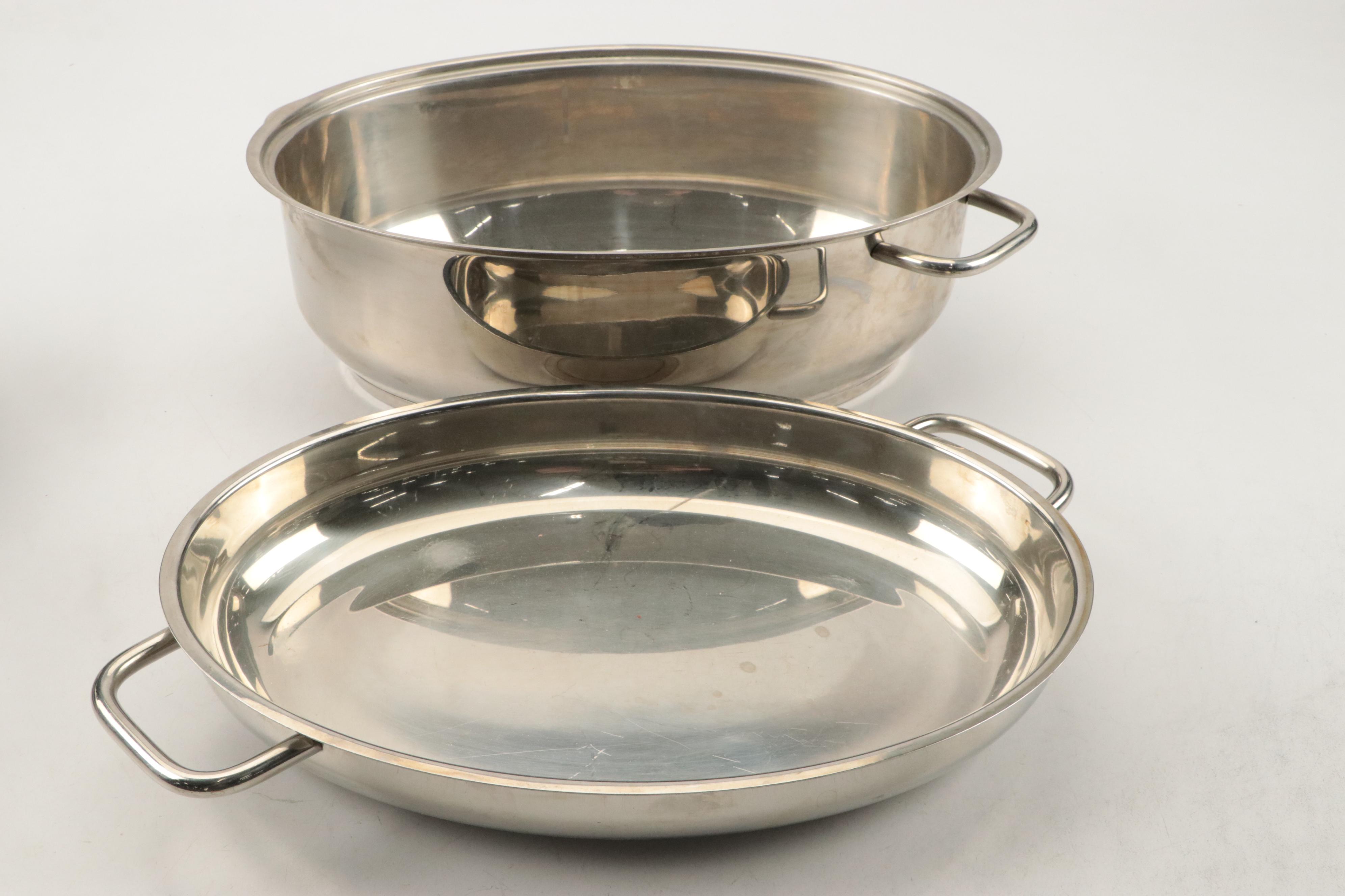 All-Clad Stainless Steel Dutch Oven with Stainless Steel Oval Pots