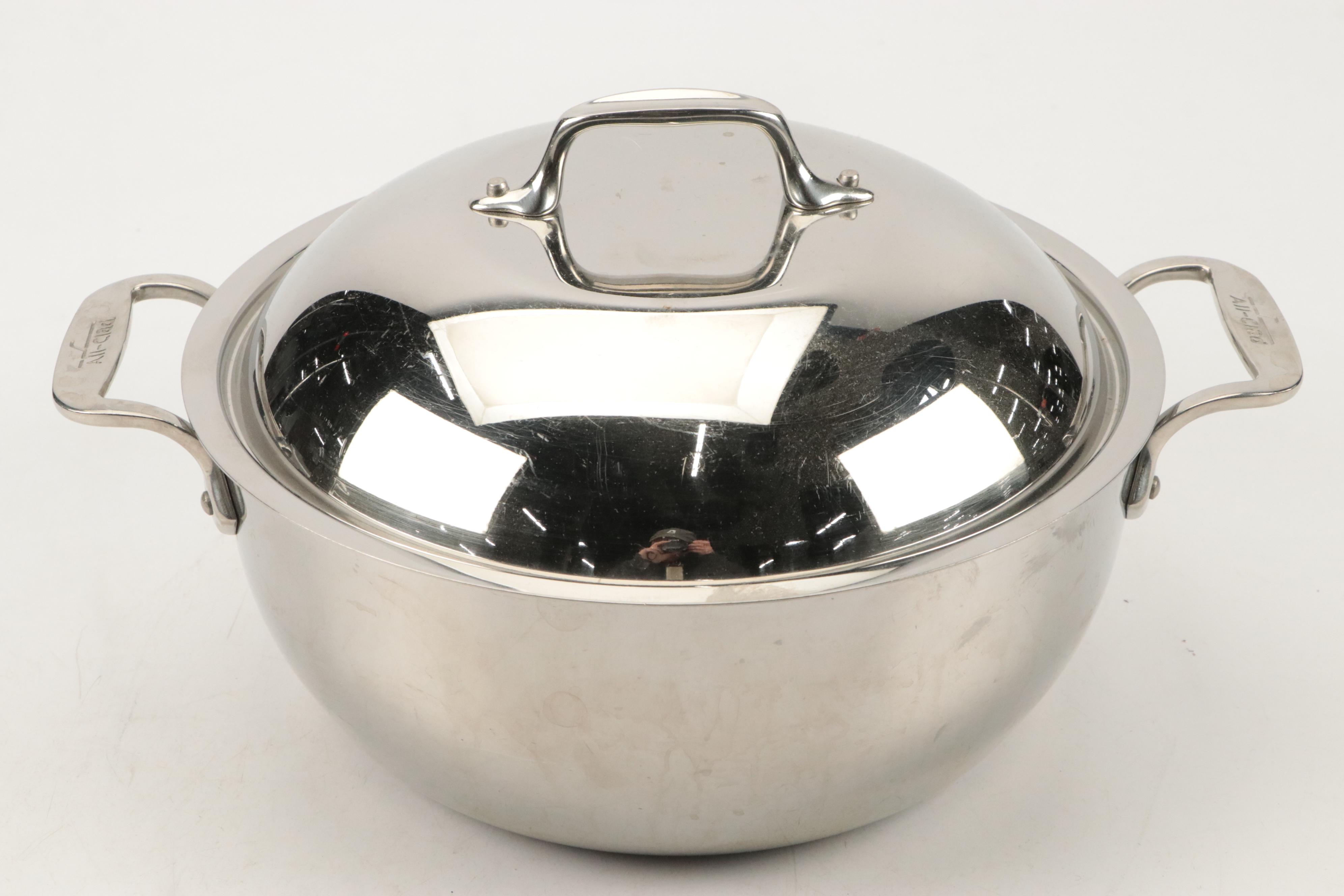 All-Clad Stainless Steel Dutch Oven with Stainless Steel Oval Pots