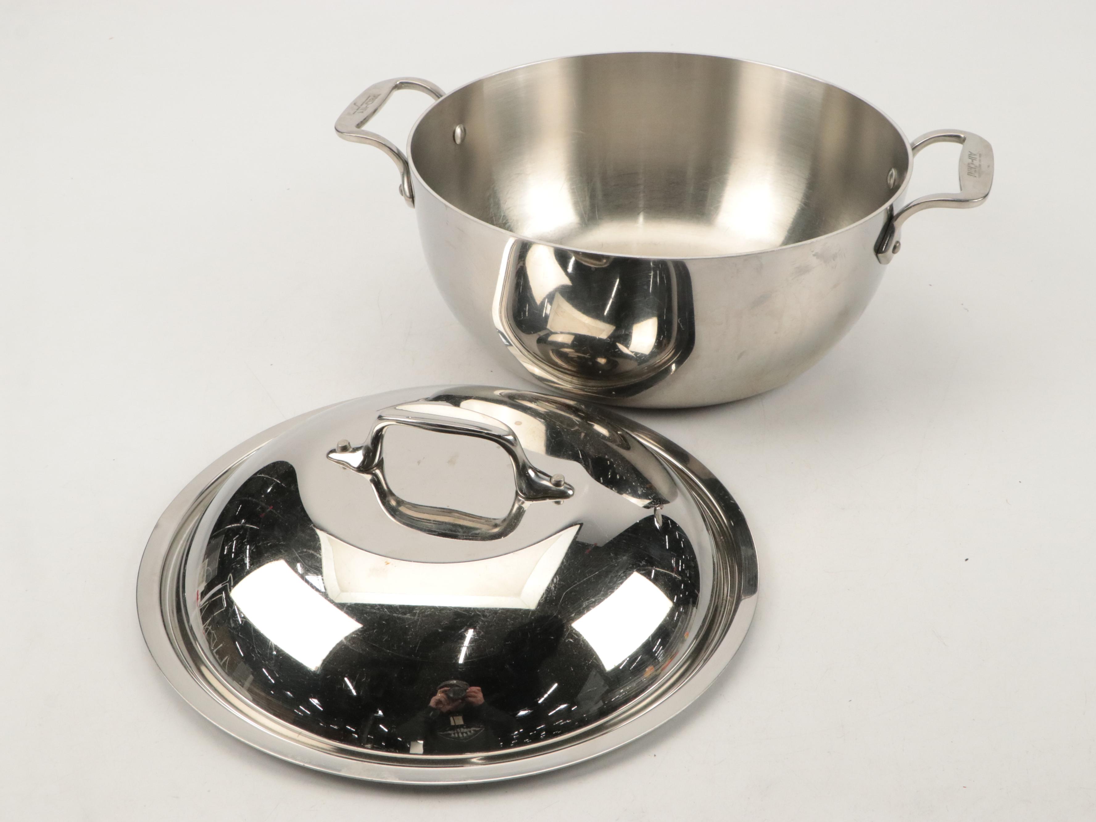 All-Clad Stainless Steel Dutch Oven with Stainless Steel Oval Pots