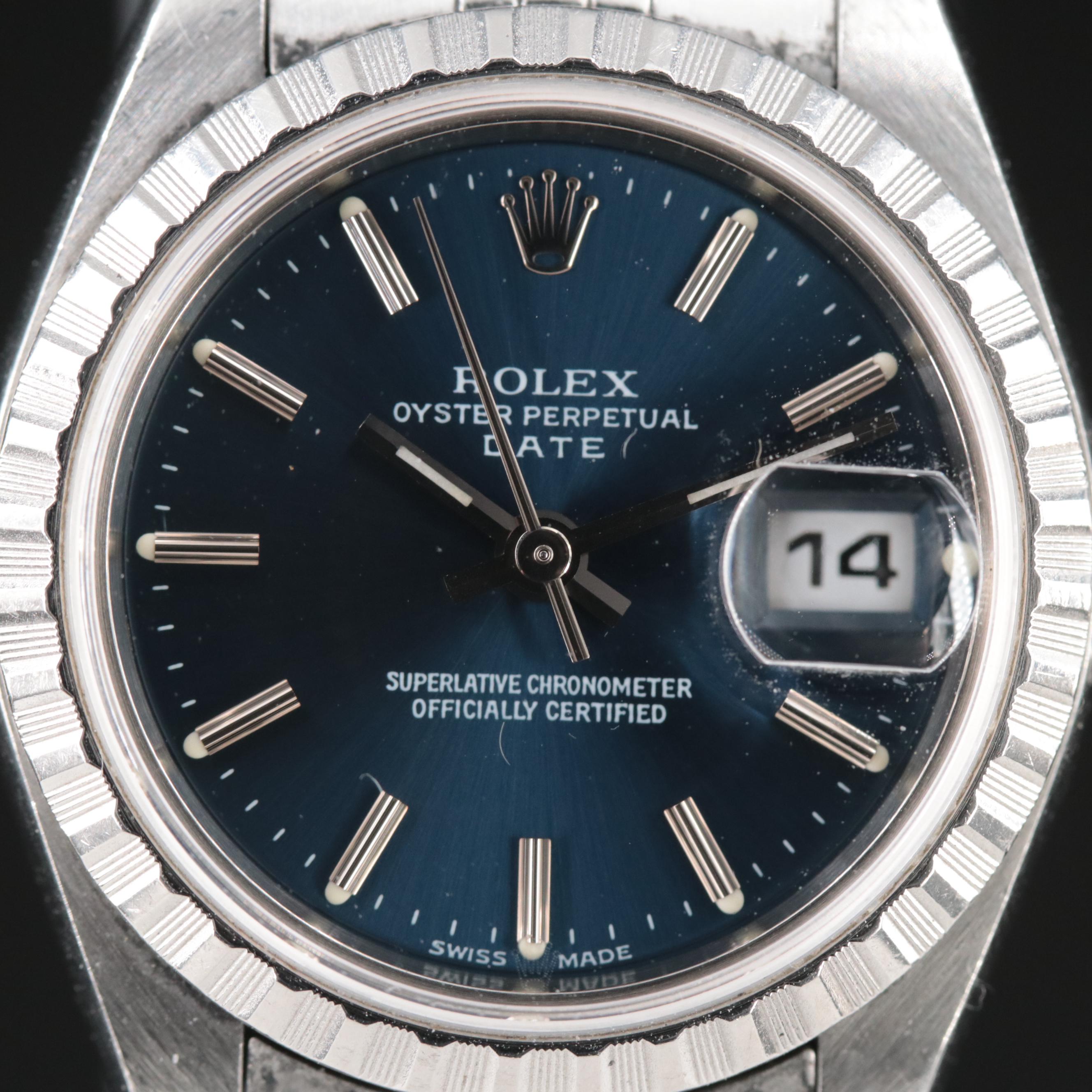 2000 Rolex Oyster Perpetual Date Watch