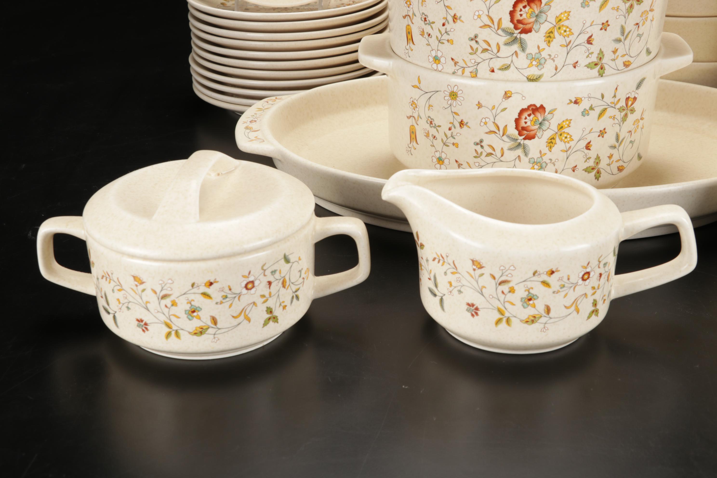 Lenox Temper-Ware "Merriment" Stoneware Dinnerware, Service for 12