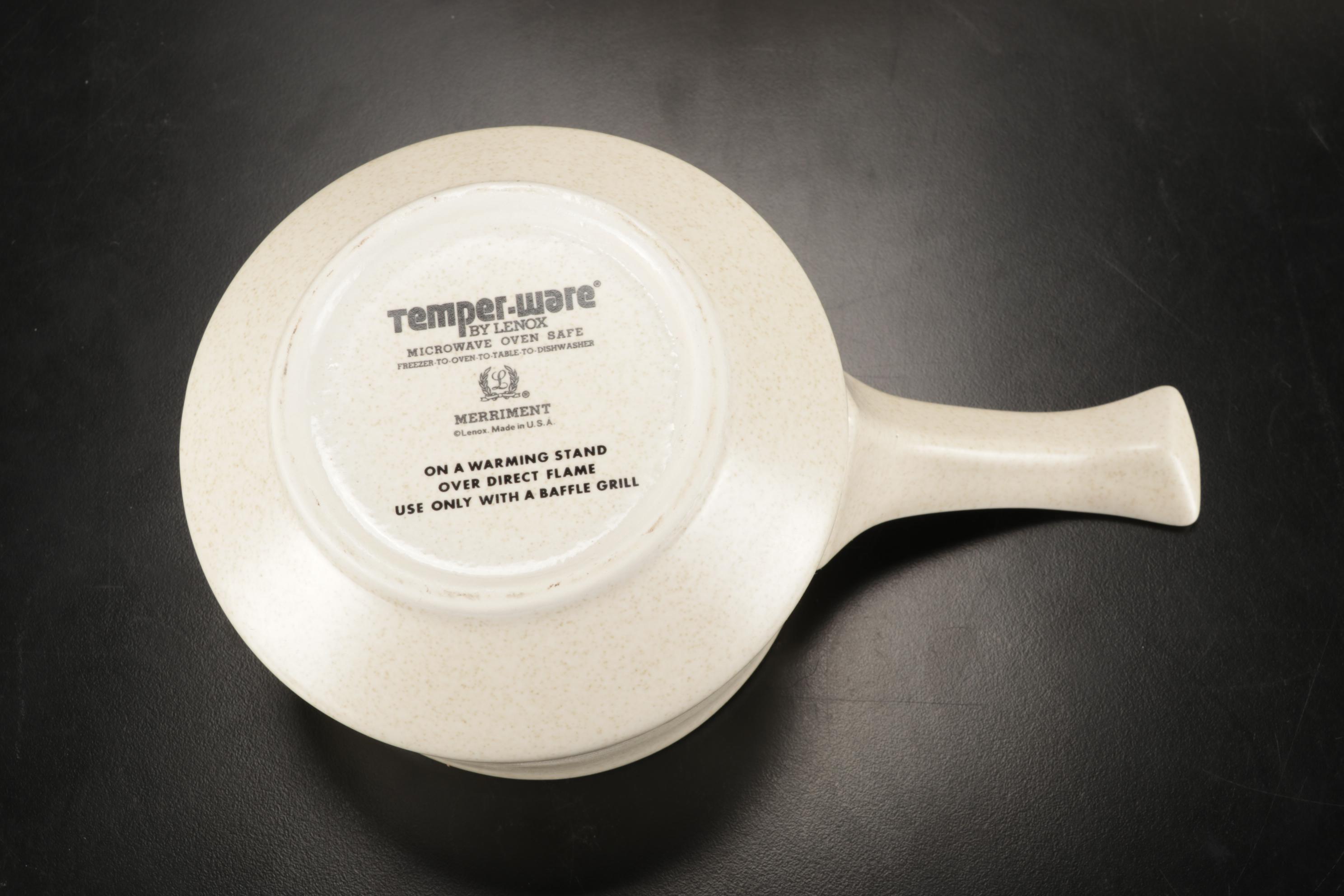 Lenox Temper-Ware "Merriment" Stoneware Dinnerware, Service for 12