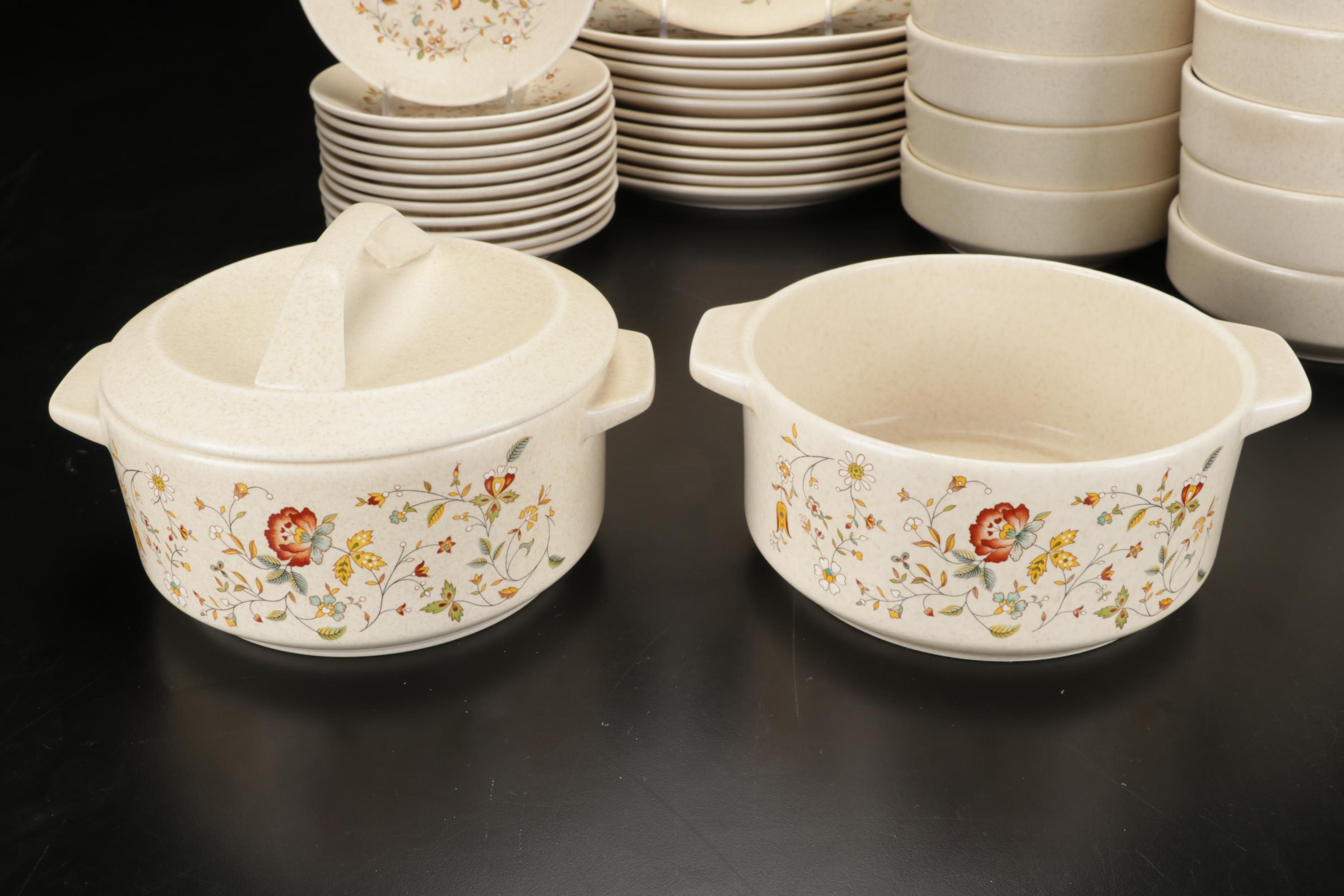 Lenox Temper-Ware "Merriment" Stoneware Dinnerware, Service for 12