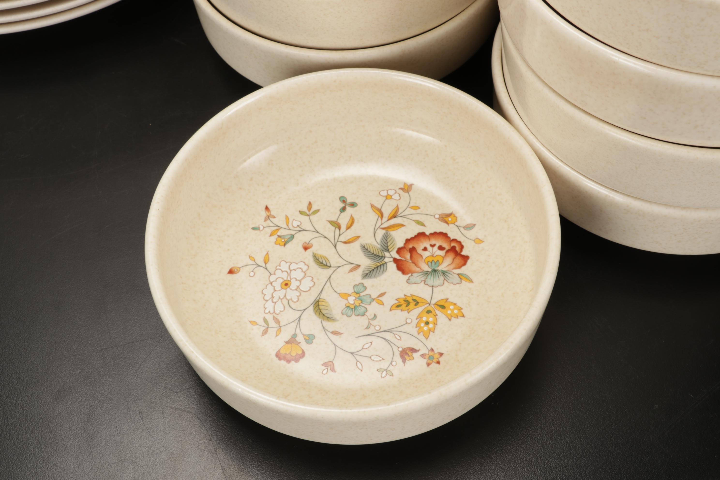 Lenox Temper-Ware "Merriment" Stoneware Dinnerware, Service for 12