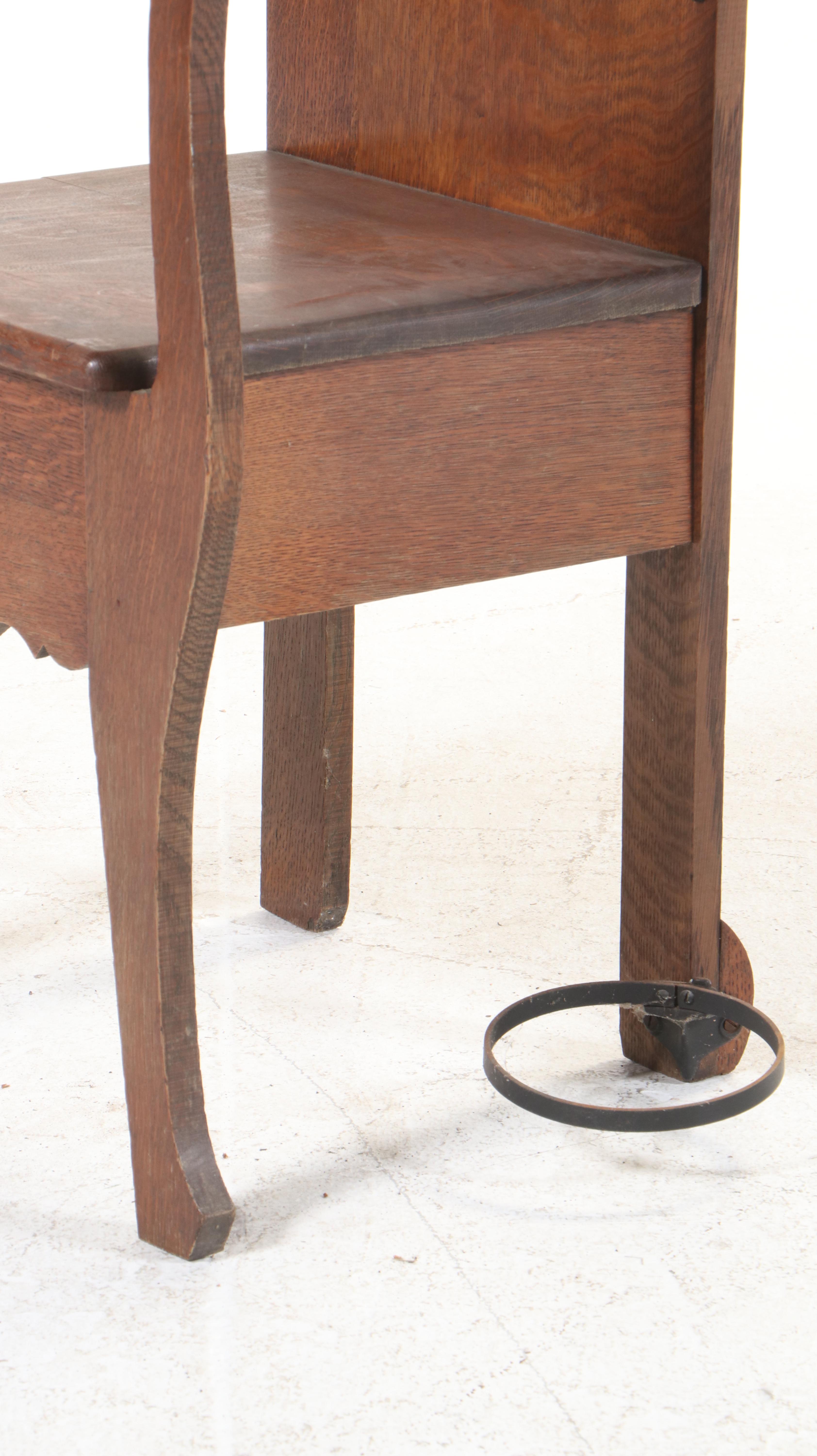 Victorian Oak Hall Tree, Early 20th Century