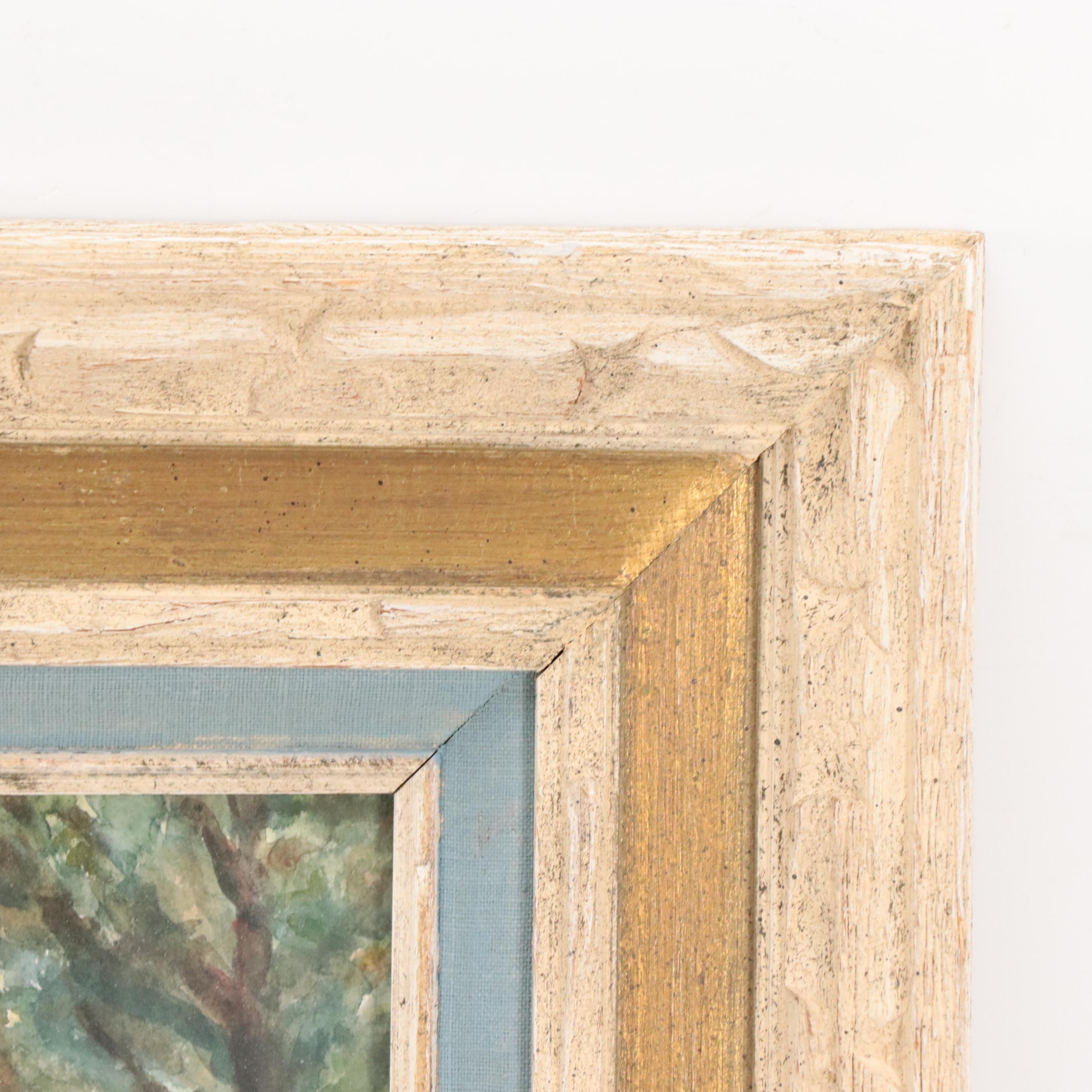 Farmyard Scene Watercolor Painting