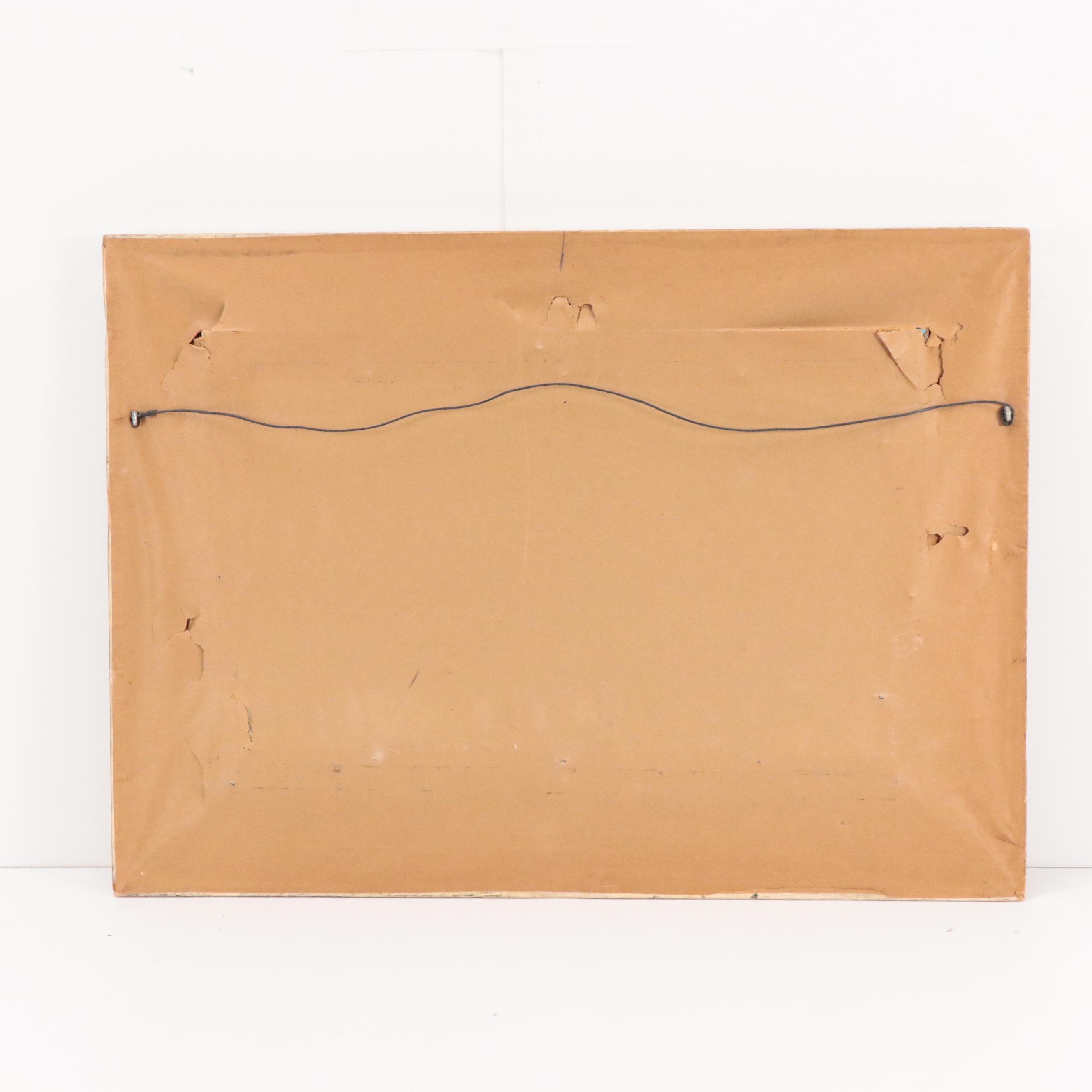 Farmyard Scene Watercolor Painting