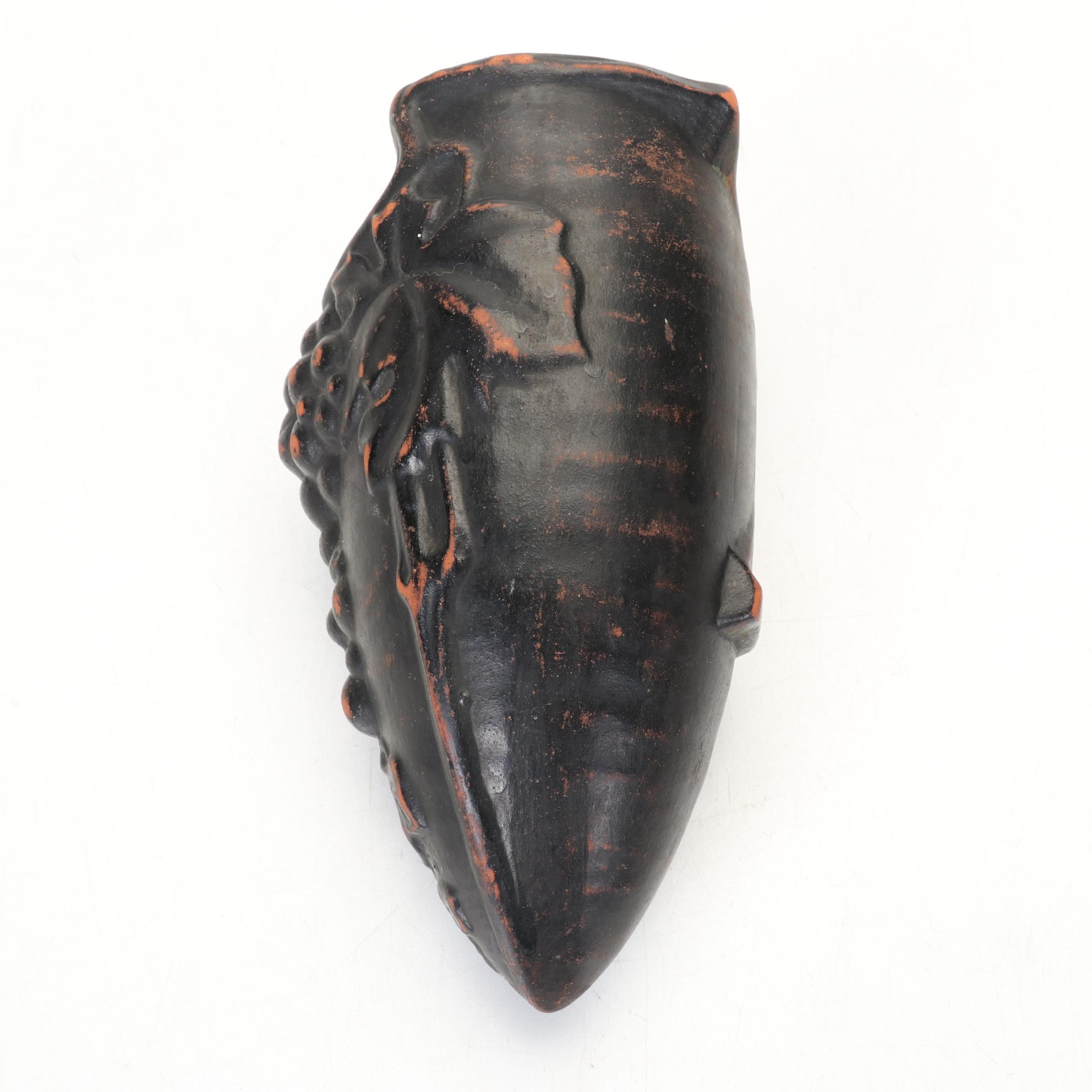 Frank Ferrell Signed Arts & Crafts Wall Vase For Peters & Reed, Ohio 1912-21