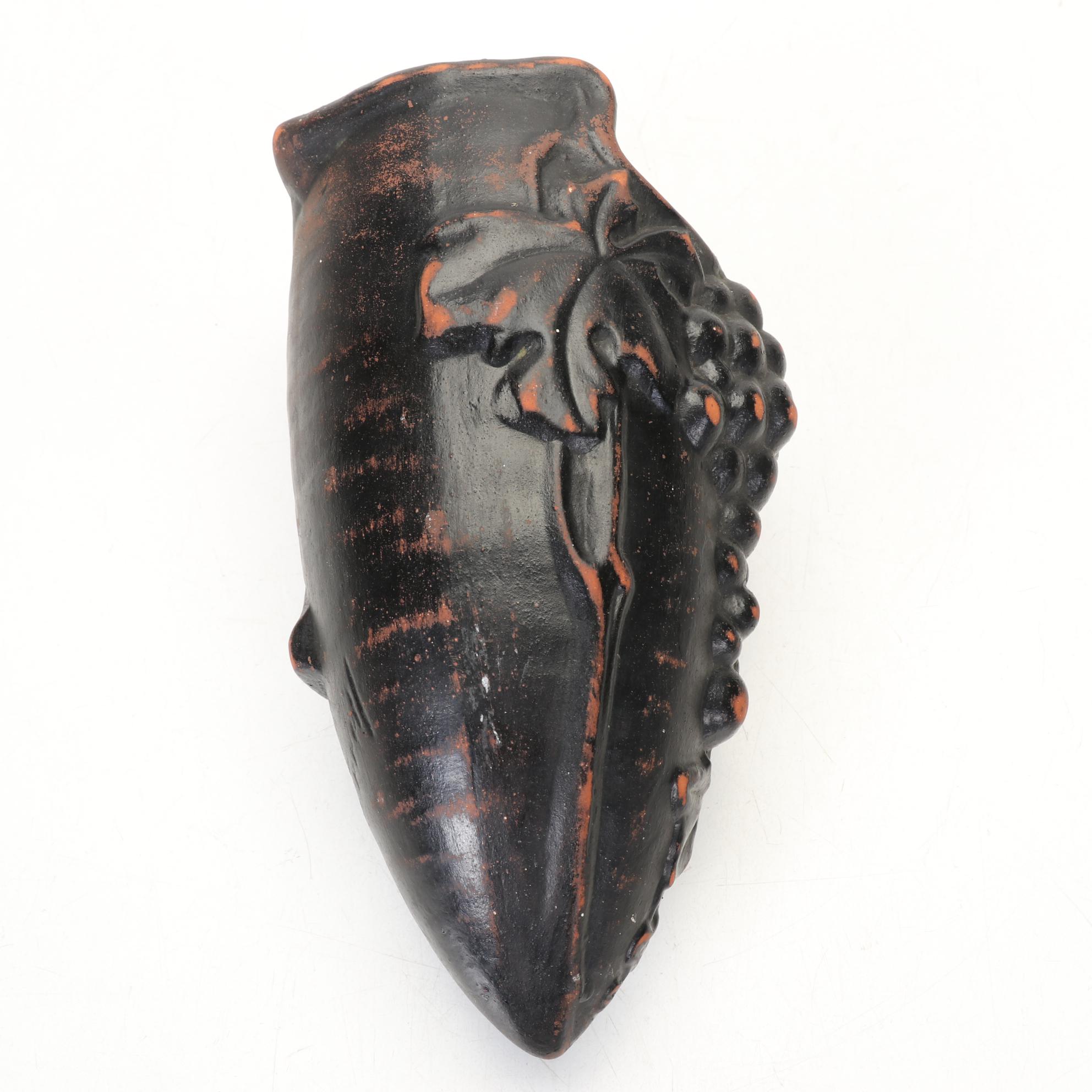 Frank Ferrell Signed Arts & Crafts Wall Vase For Peters & Reed, Ohio 1912-21