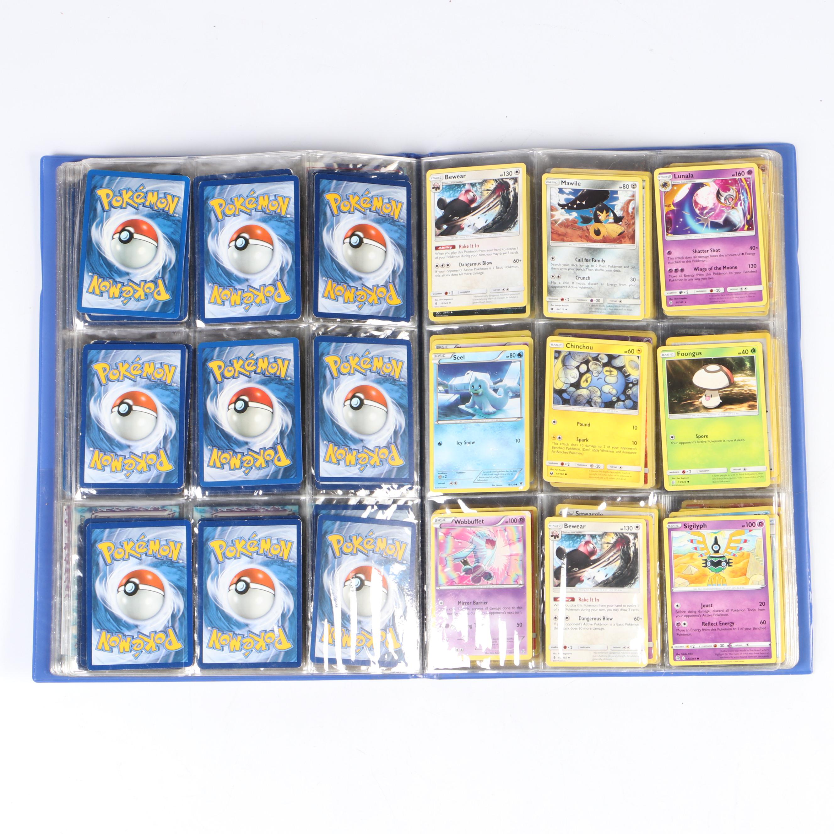 Pokémon Card Collection in Themed Binder