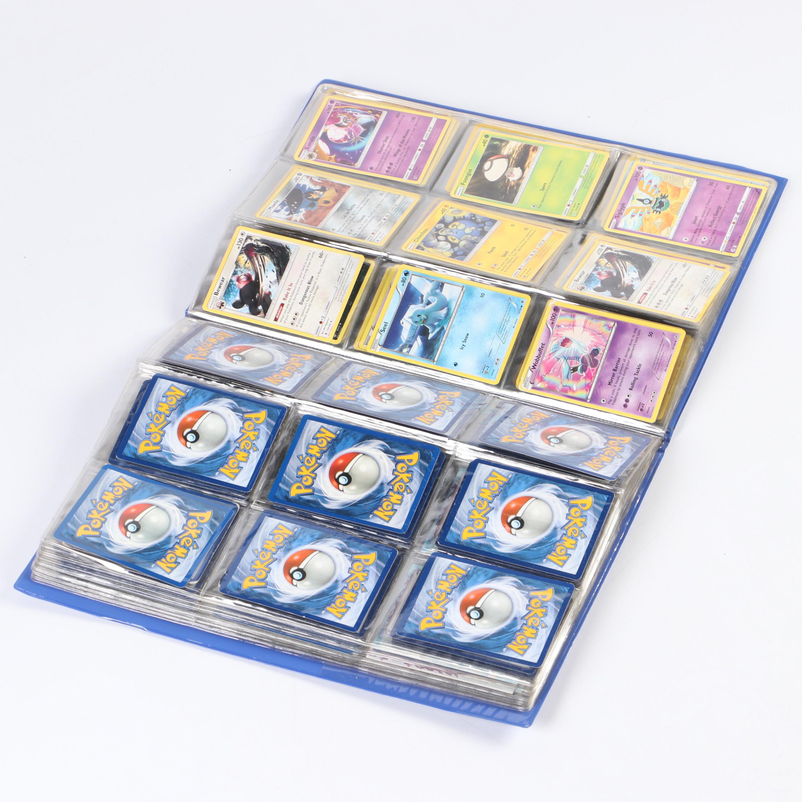 Pokémon Card Collection in Themed Binder