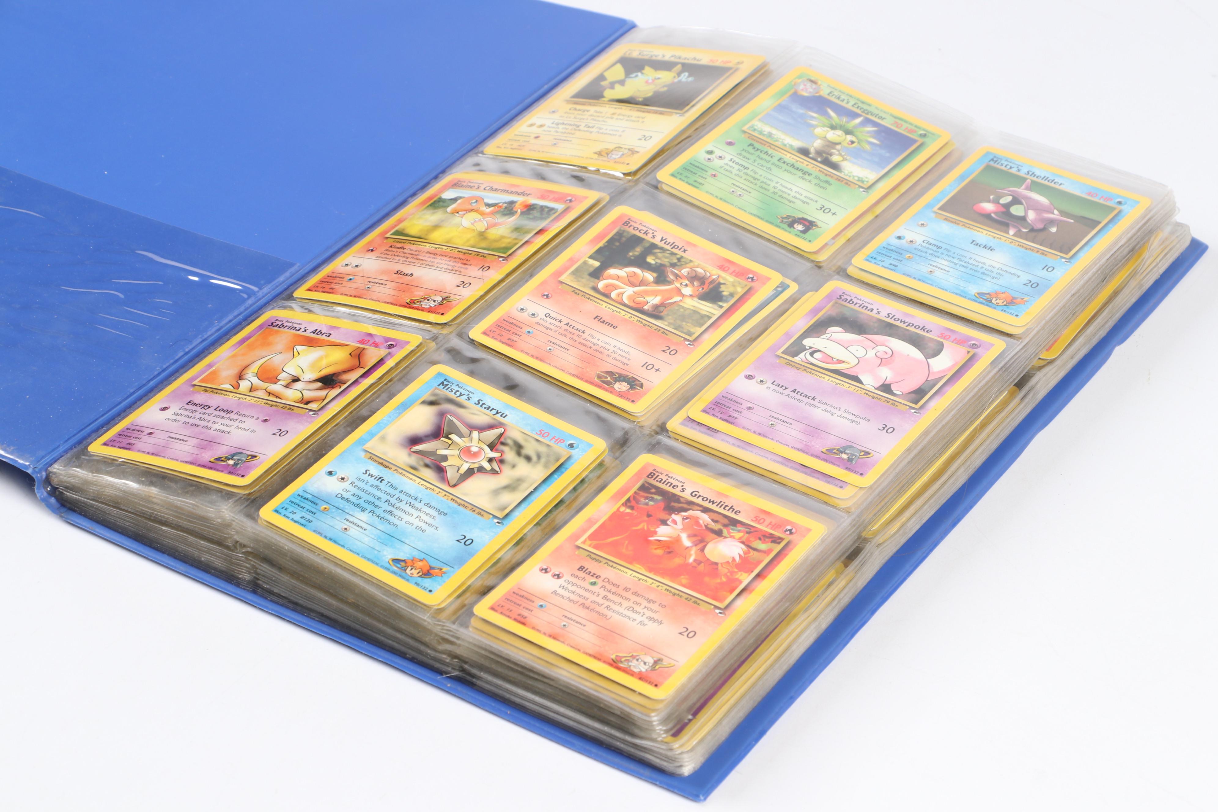 Pokémon Card Collection in Themed Binder