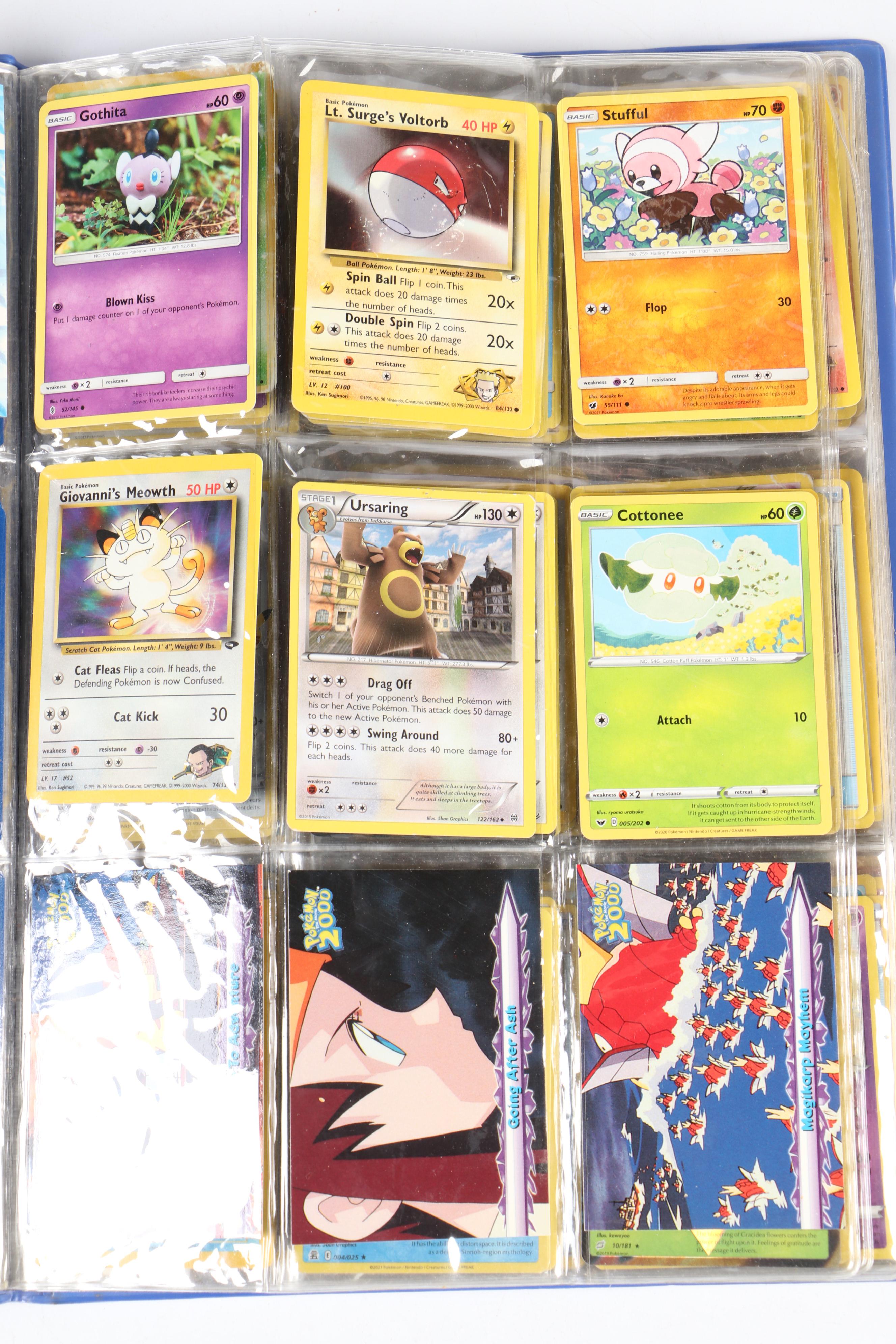 Pokémon Card Collection in Themed Binder