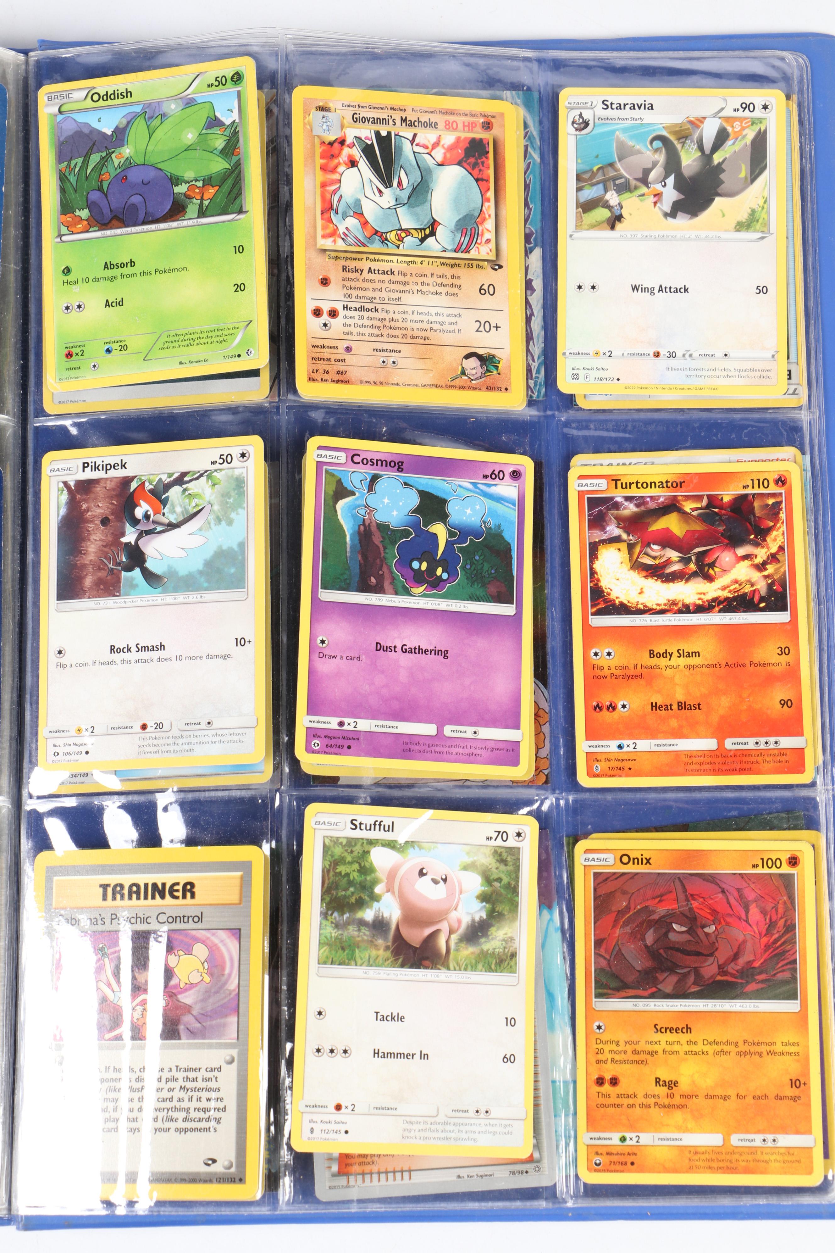 Pokémon Card Collection in Themed Binder