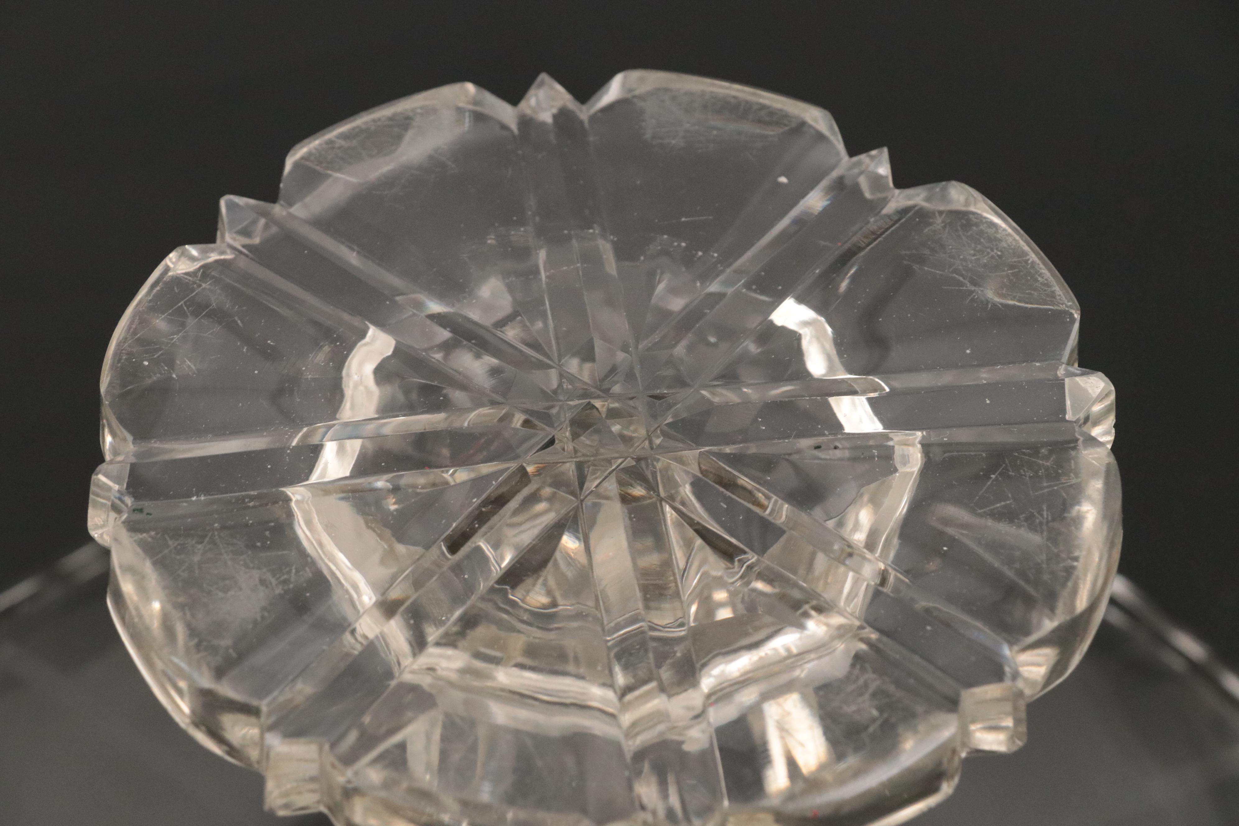 Fostoria "American" Old Round Cake Stand and Other Glass Cake Stand