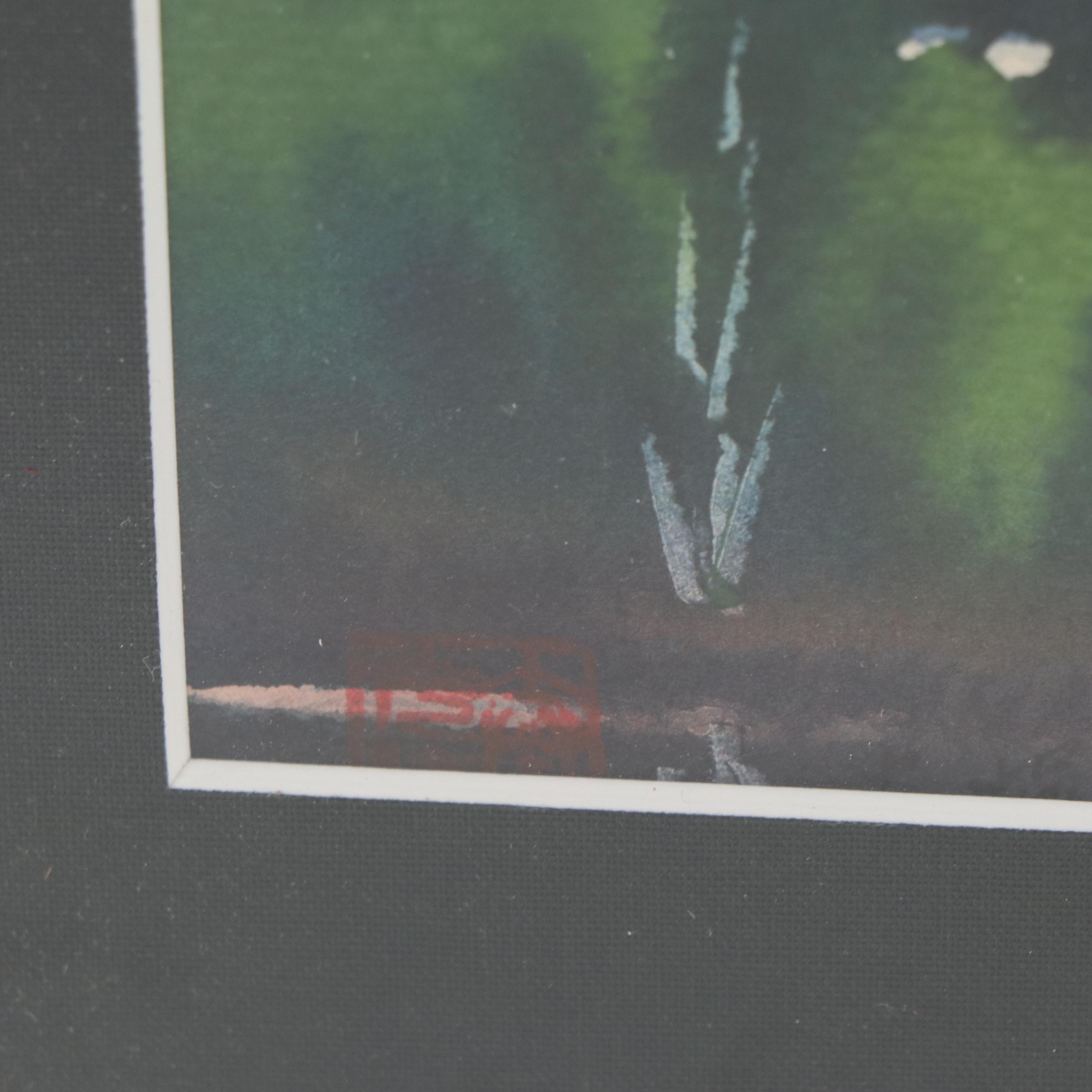 Riverscape Watercolor Painting, Late 20th Century | EBTH