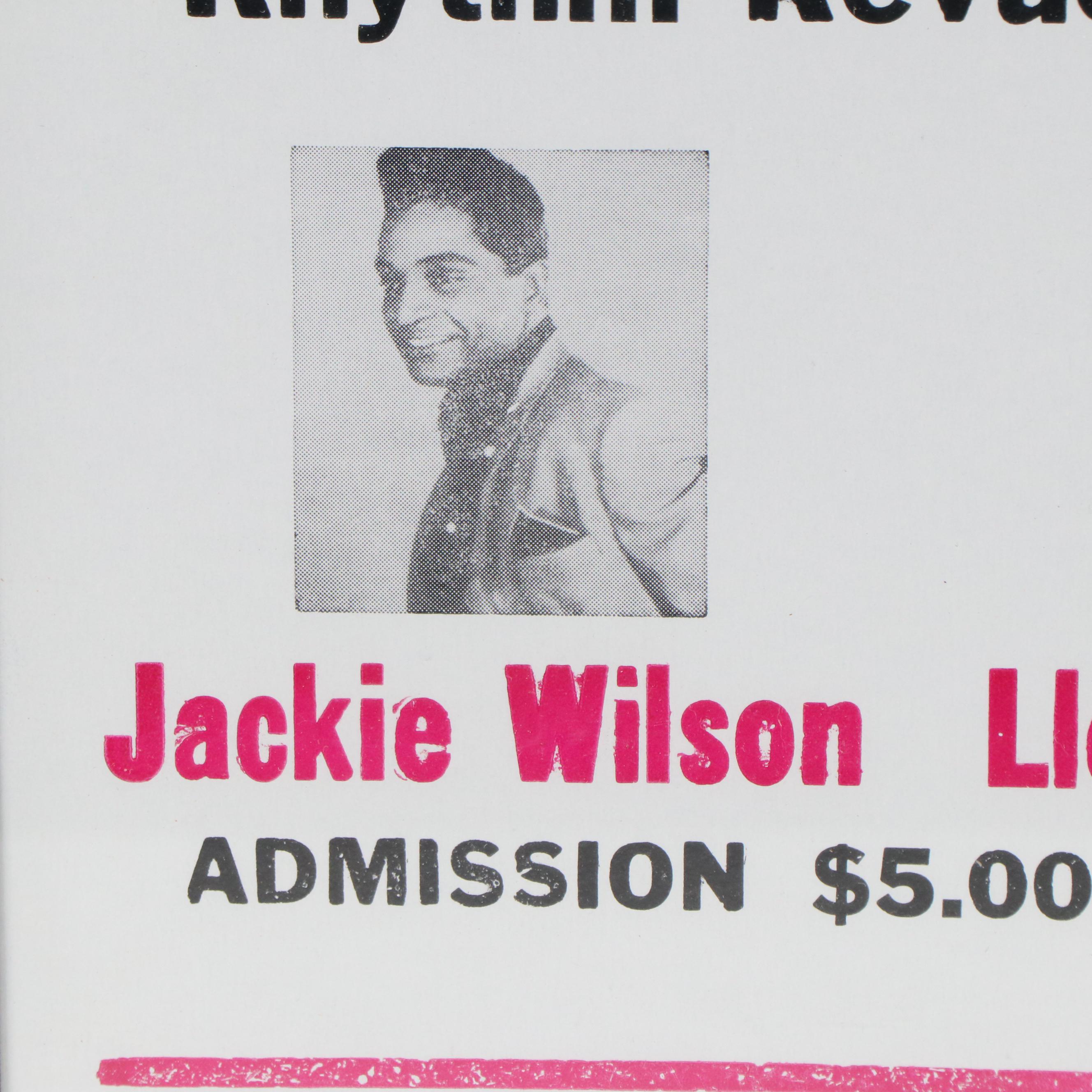 Vintage Paramount Theatre Concert Poster for Sam Cook & Otis Redding