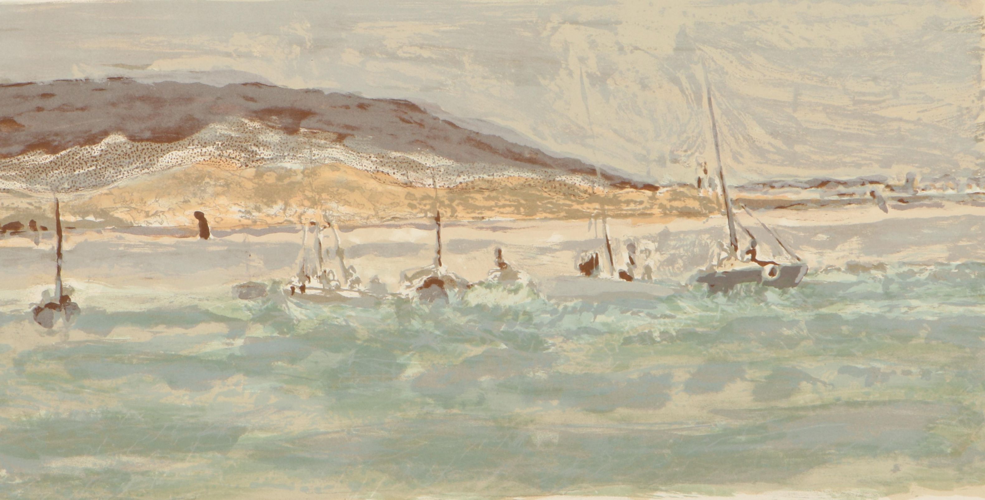 Georges Feher Seascape Lithograph