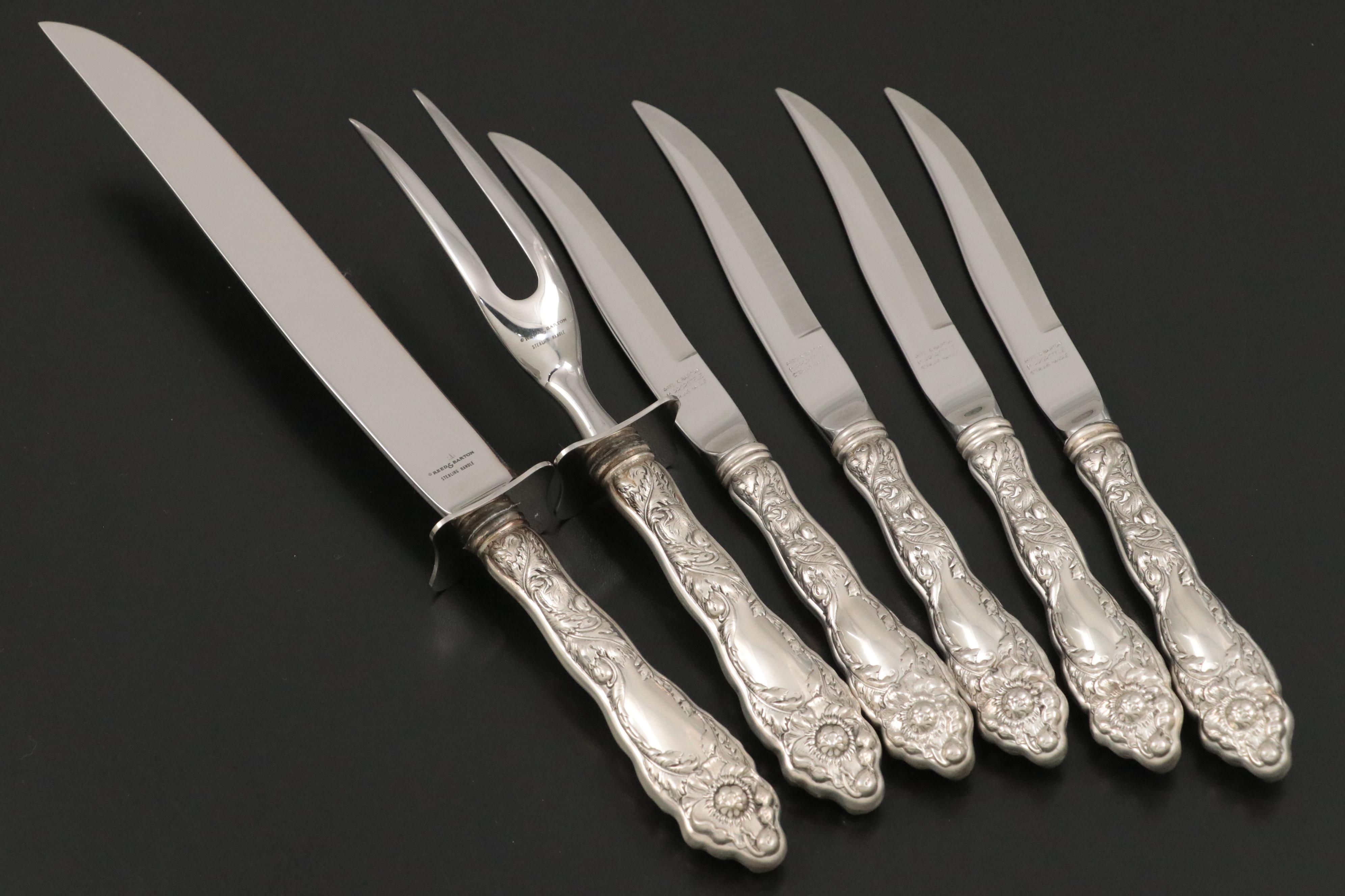 Reed & Barton "Love Disarmed" Sterling Silver Serving Utensils
