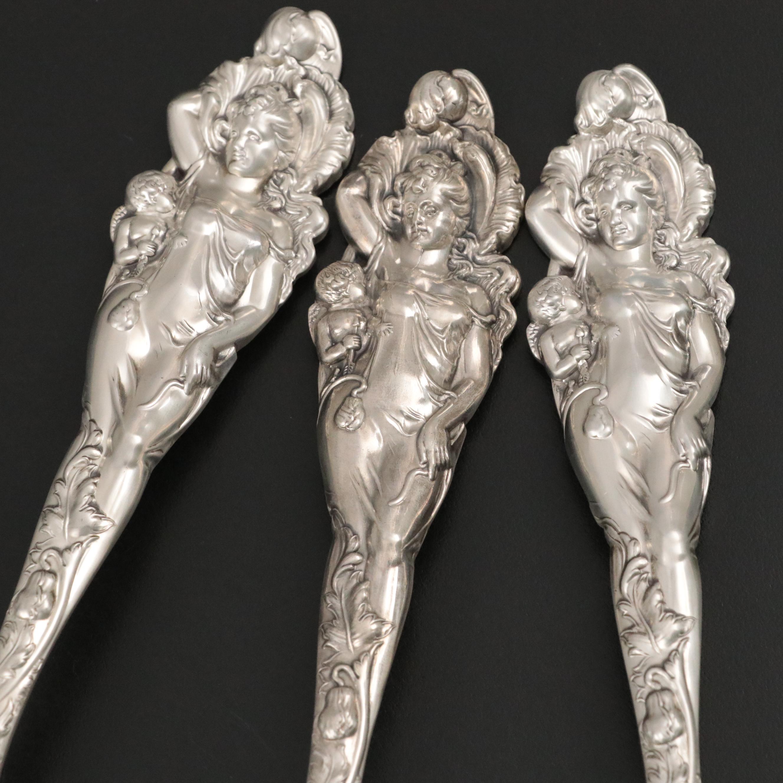 Reed & Barton "Love Disarmed" Sterling Silver Serving Utensils