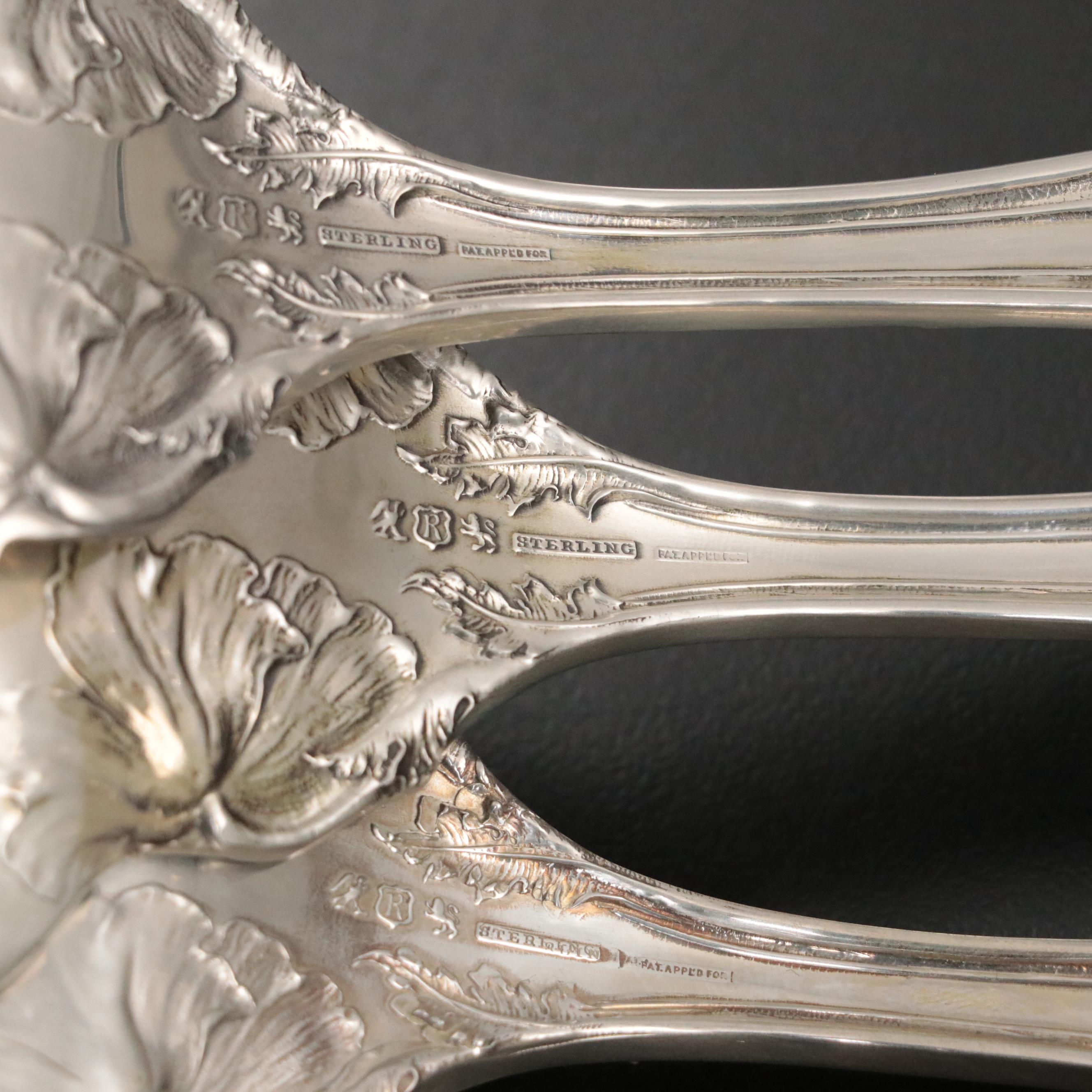 Reed & Barton "Love Disarmed" Sterling Silver Serving Utensils