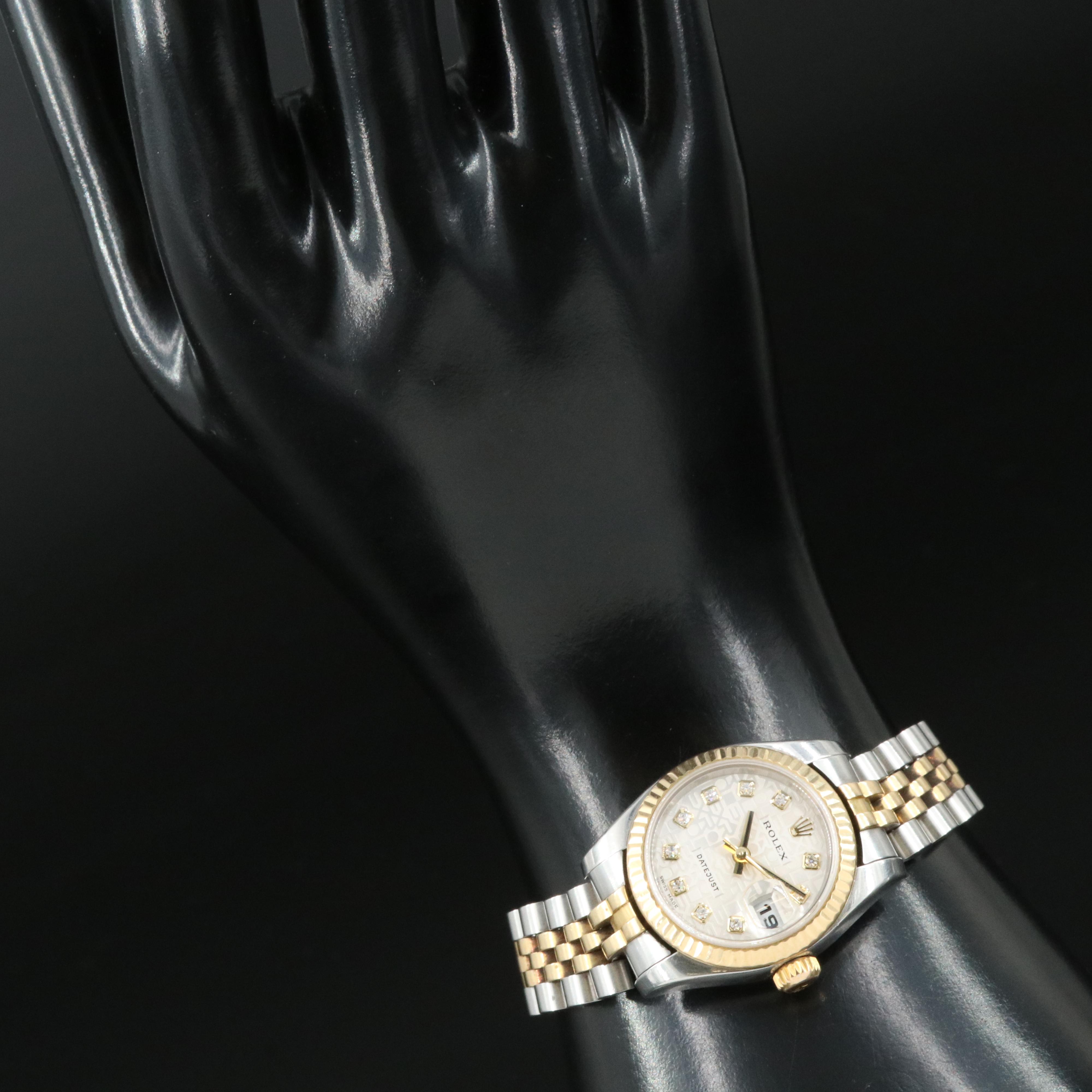 2005 Rolex Datejust with Jubilee Factory Diamond Dial