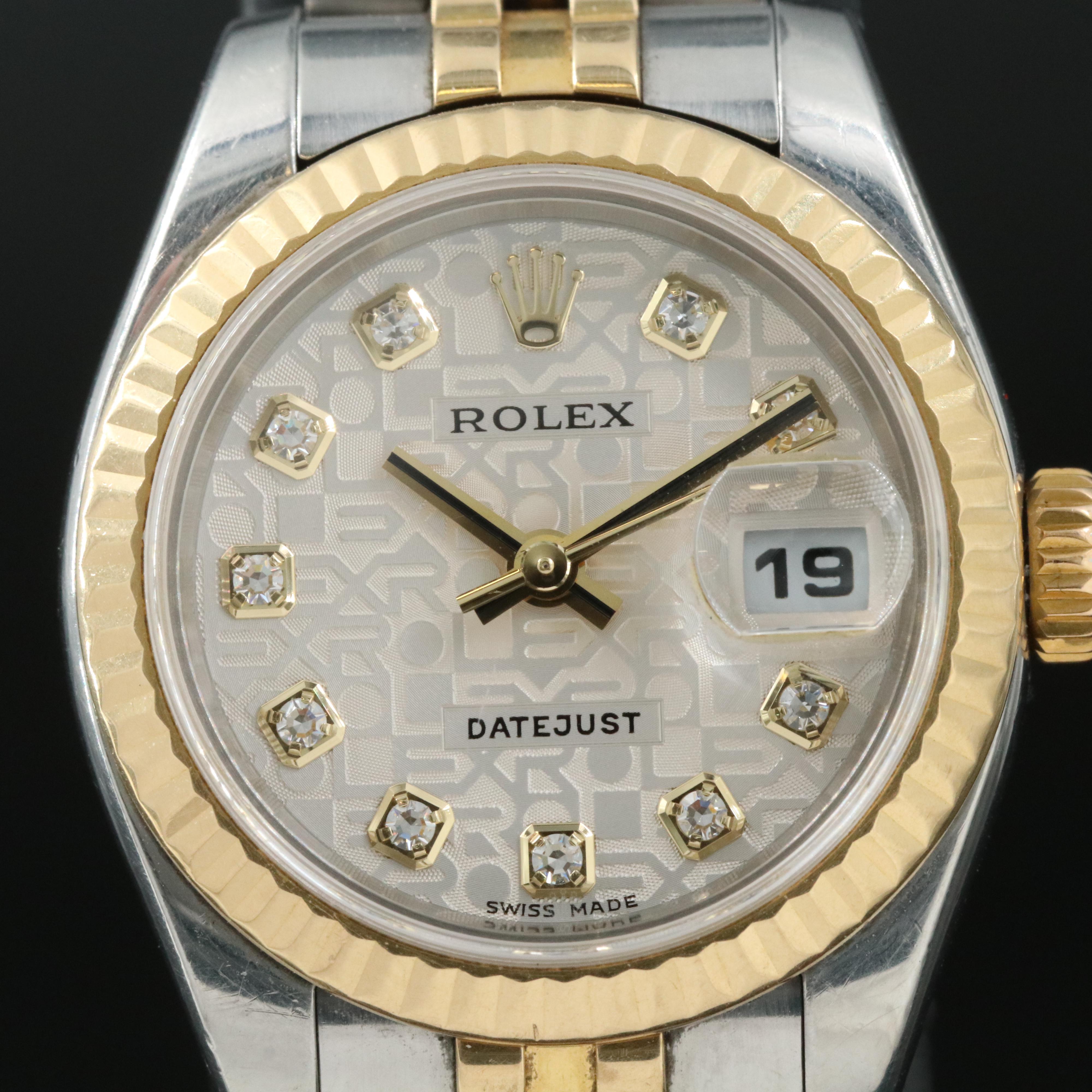 2005 Rolex Datejust with Jubilee Factory Diamond Dial