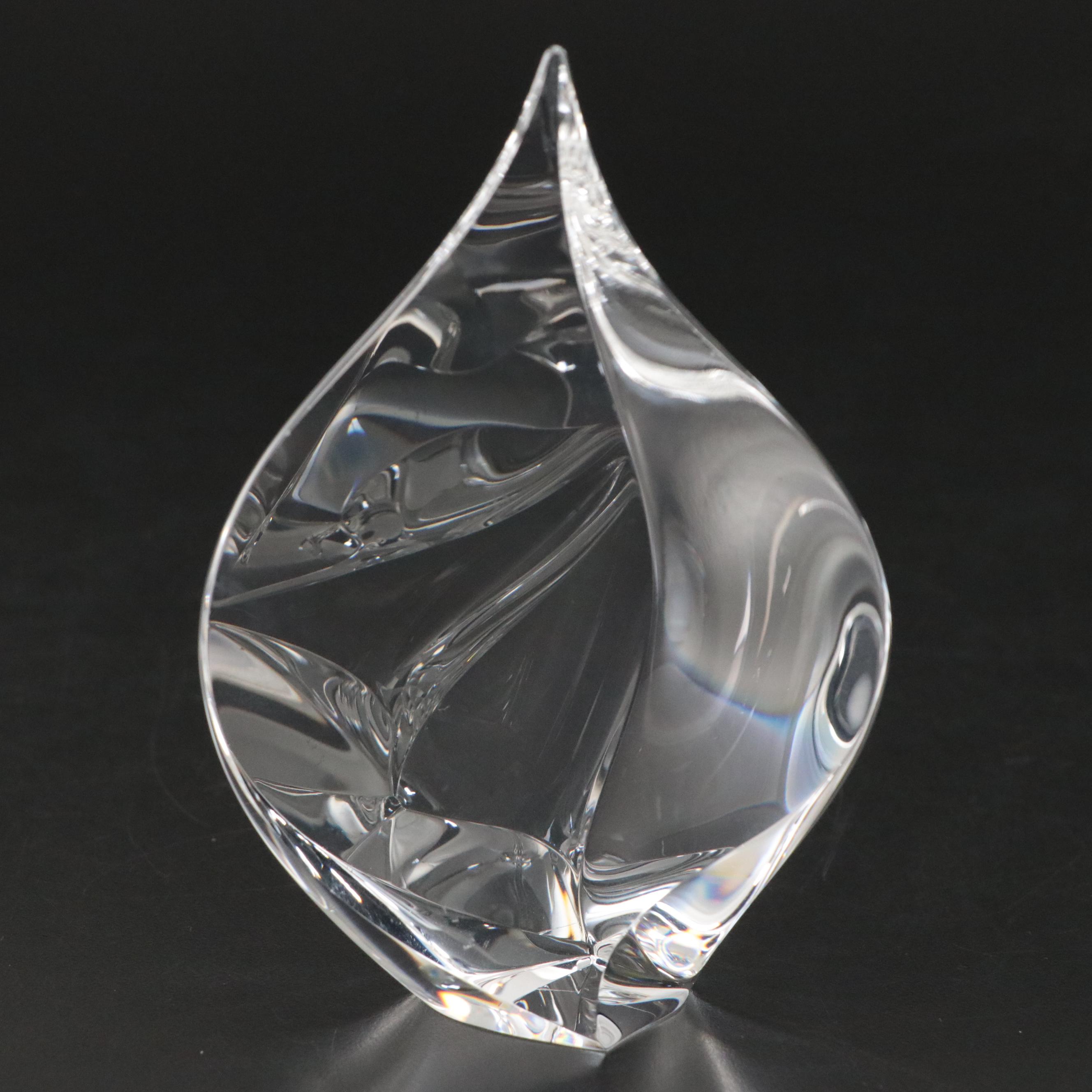 Christopher Ries Optical Crystal Sculpture "Afterglow"