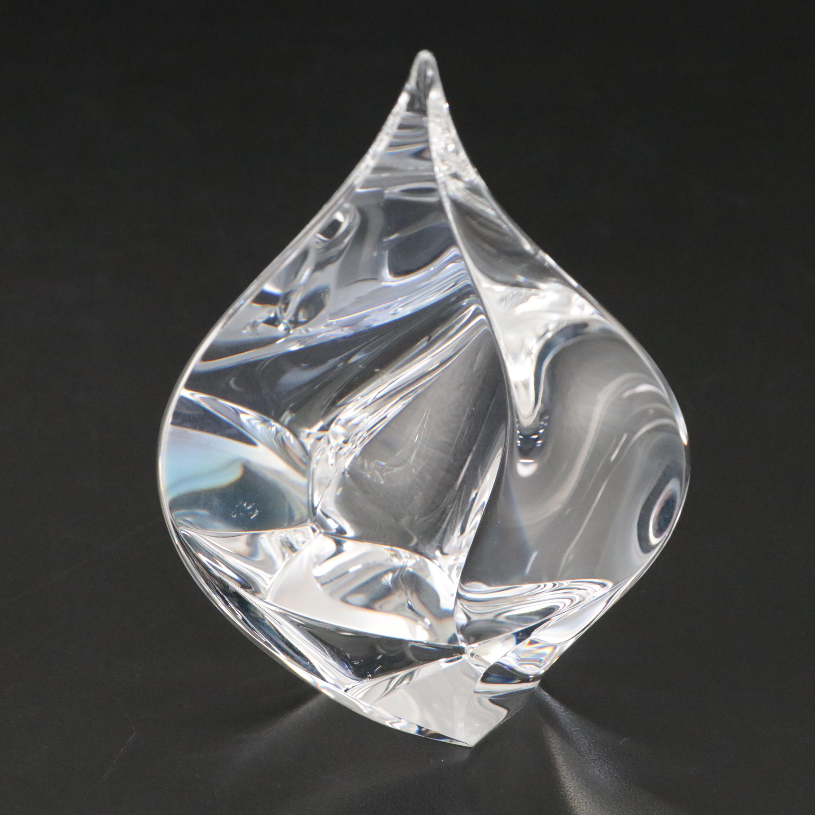 Christopher Ries Optical Crystal Sculpture "Afterglow"