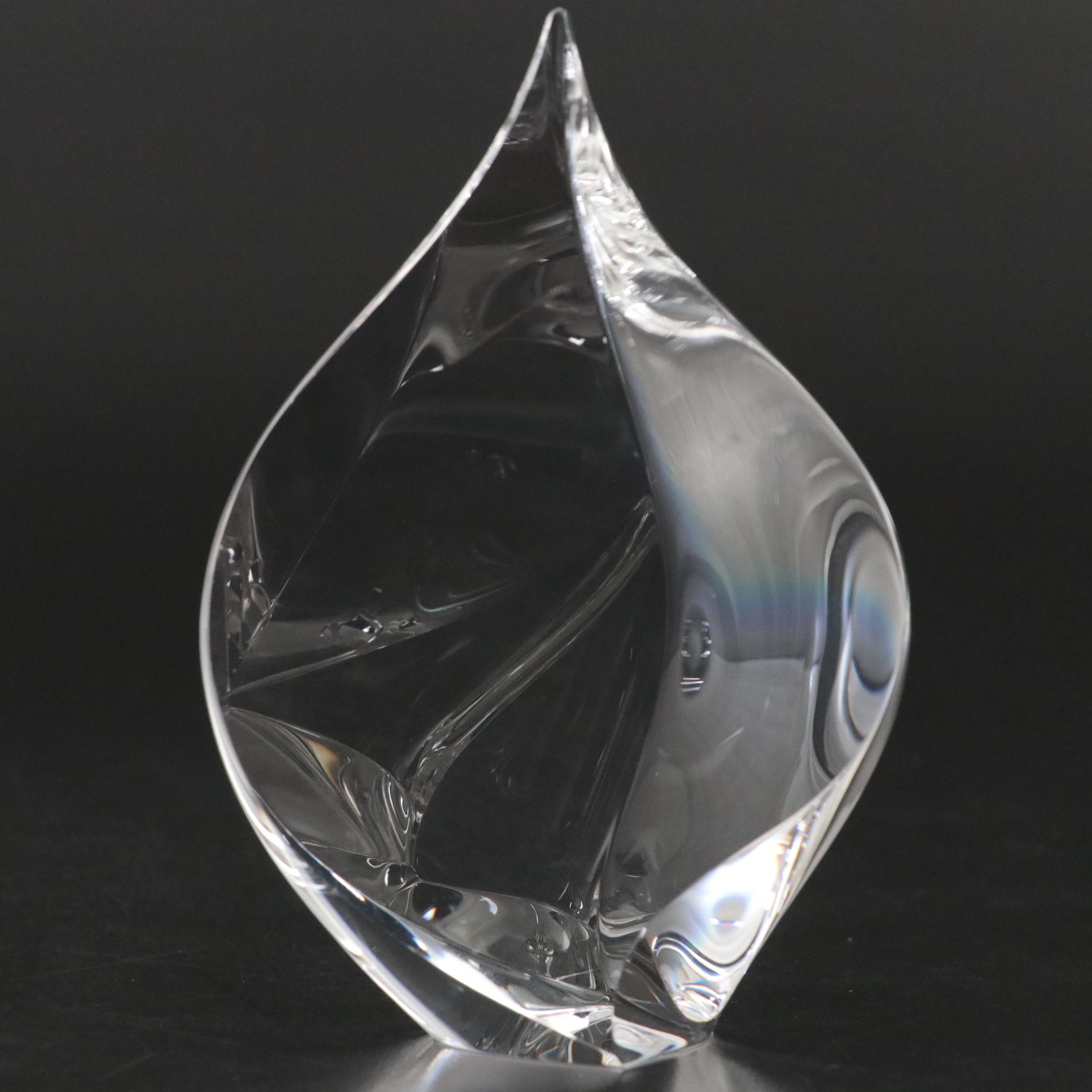 Christopher Ries Optical Crystal Sculpture "Afterglow"