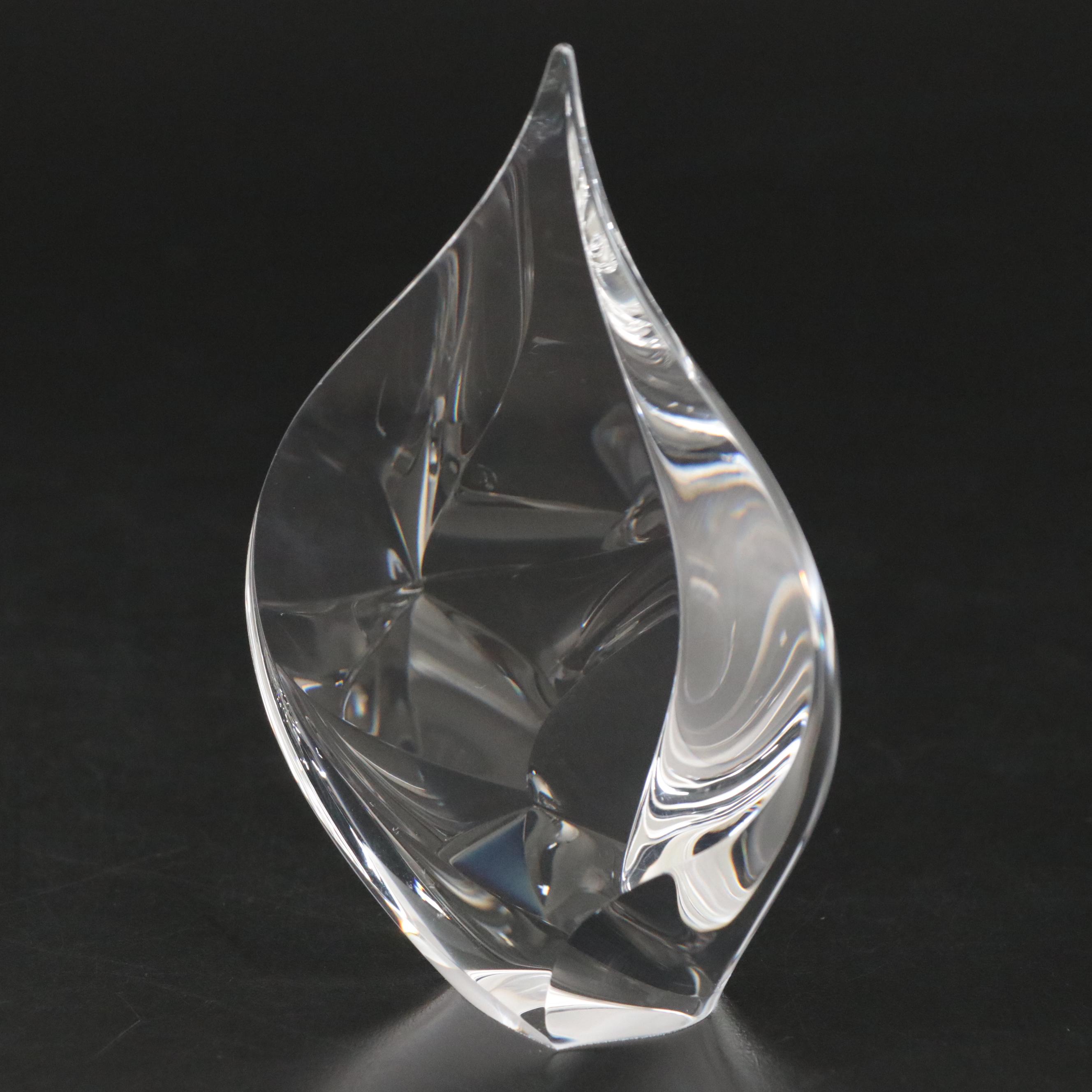 Christopher Ries Optical Crystal Sculpture "Afterglow"