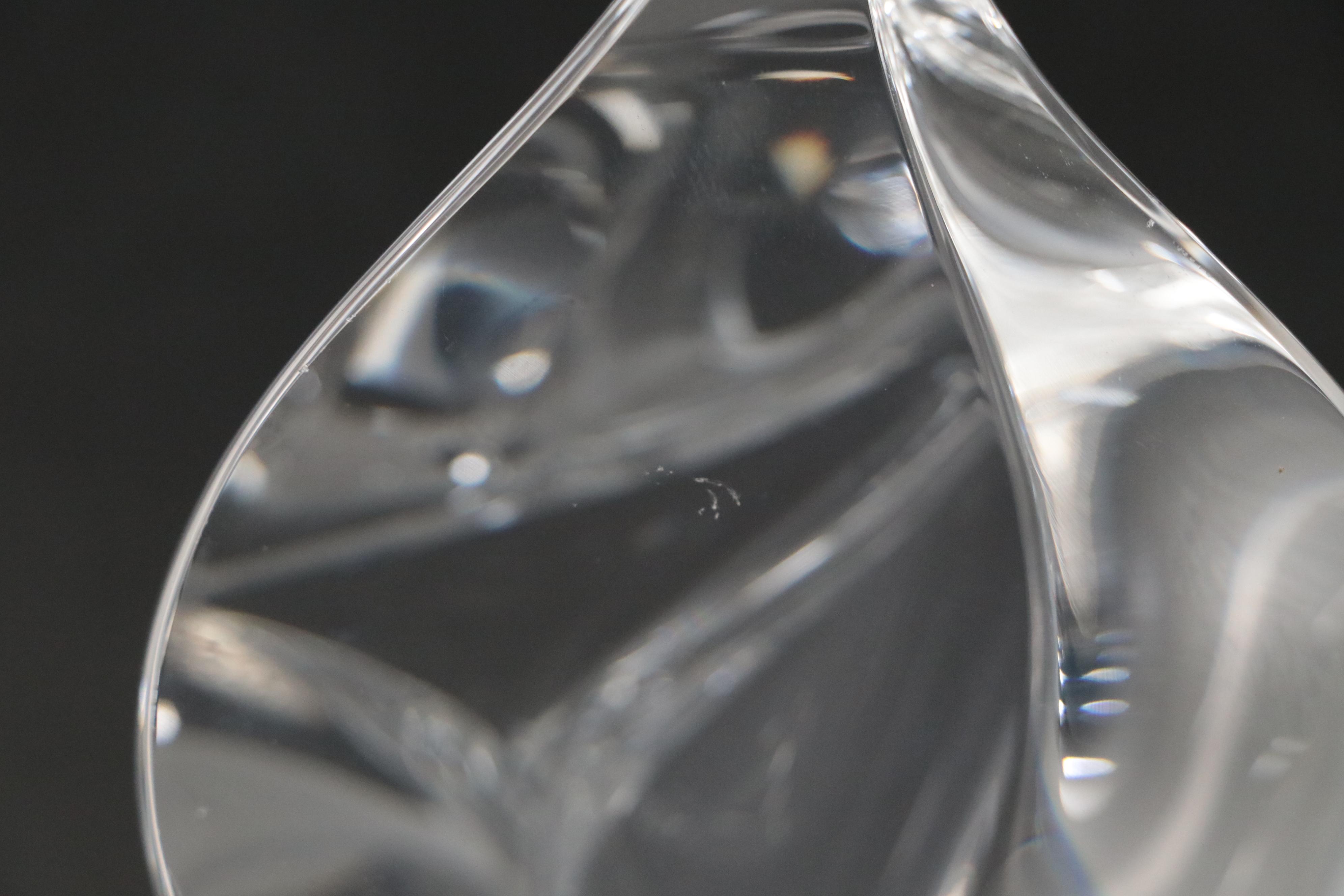 Christopher Ries Optical Crystal Sculpture "Afterglow"