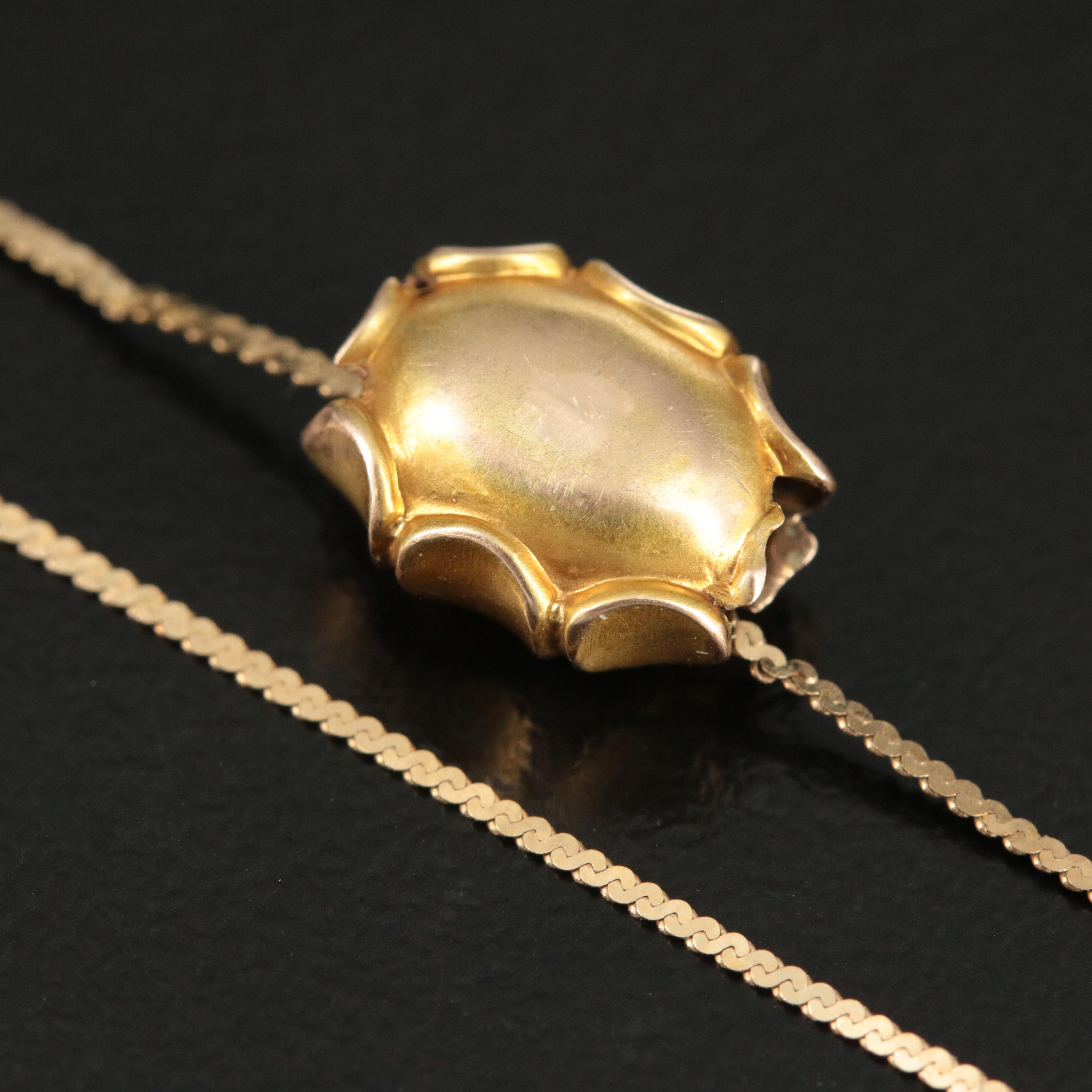 Wedgwood 10K Jasperware Stick Pin and 14K and 10K Bracelet Including Diamond