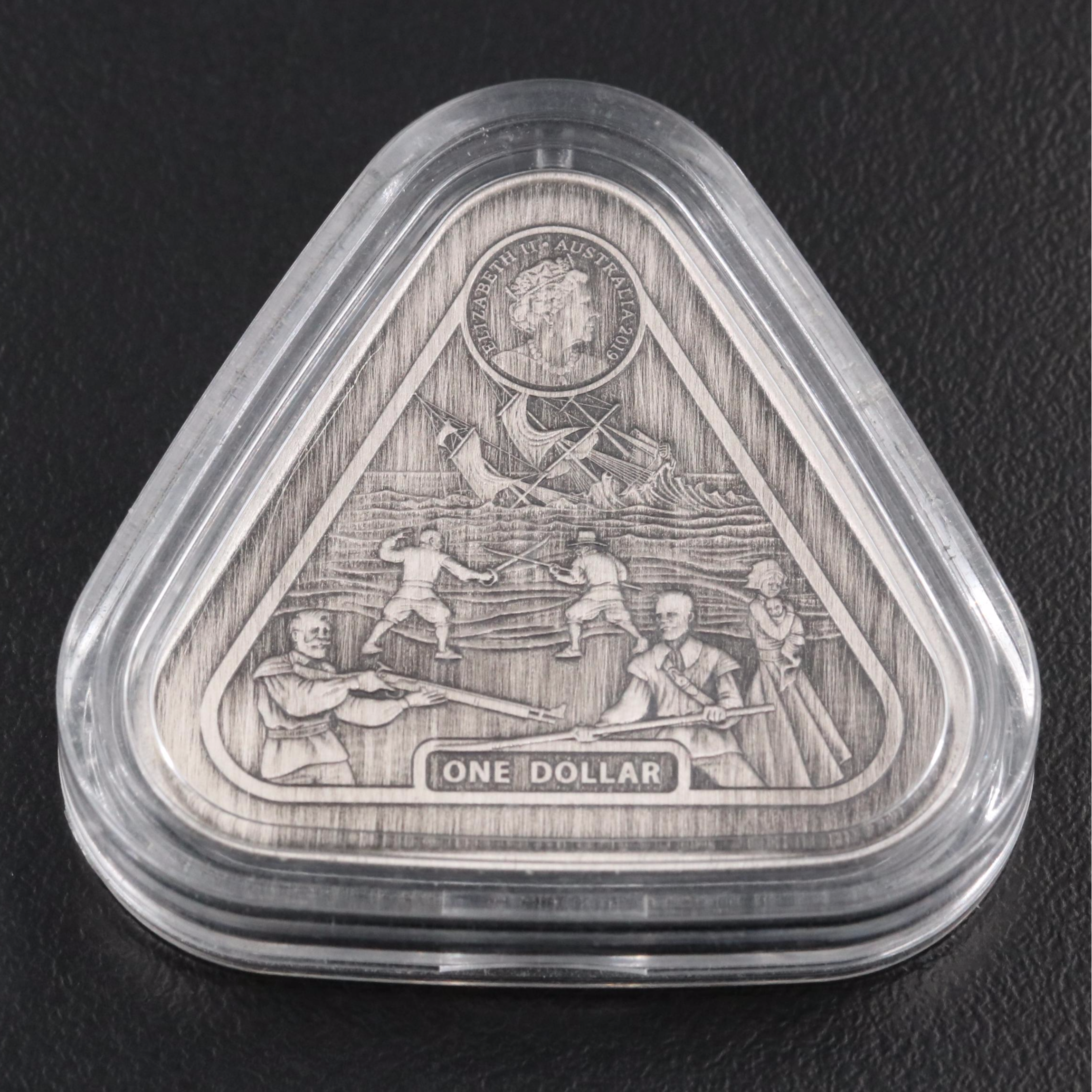 2019 Australia $1 Triangular Fine Silver Coin