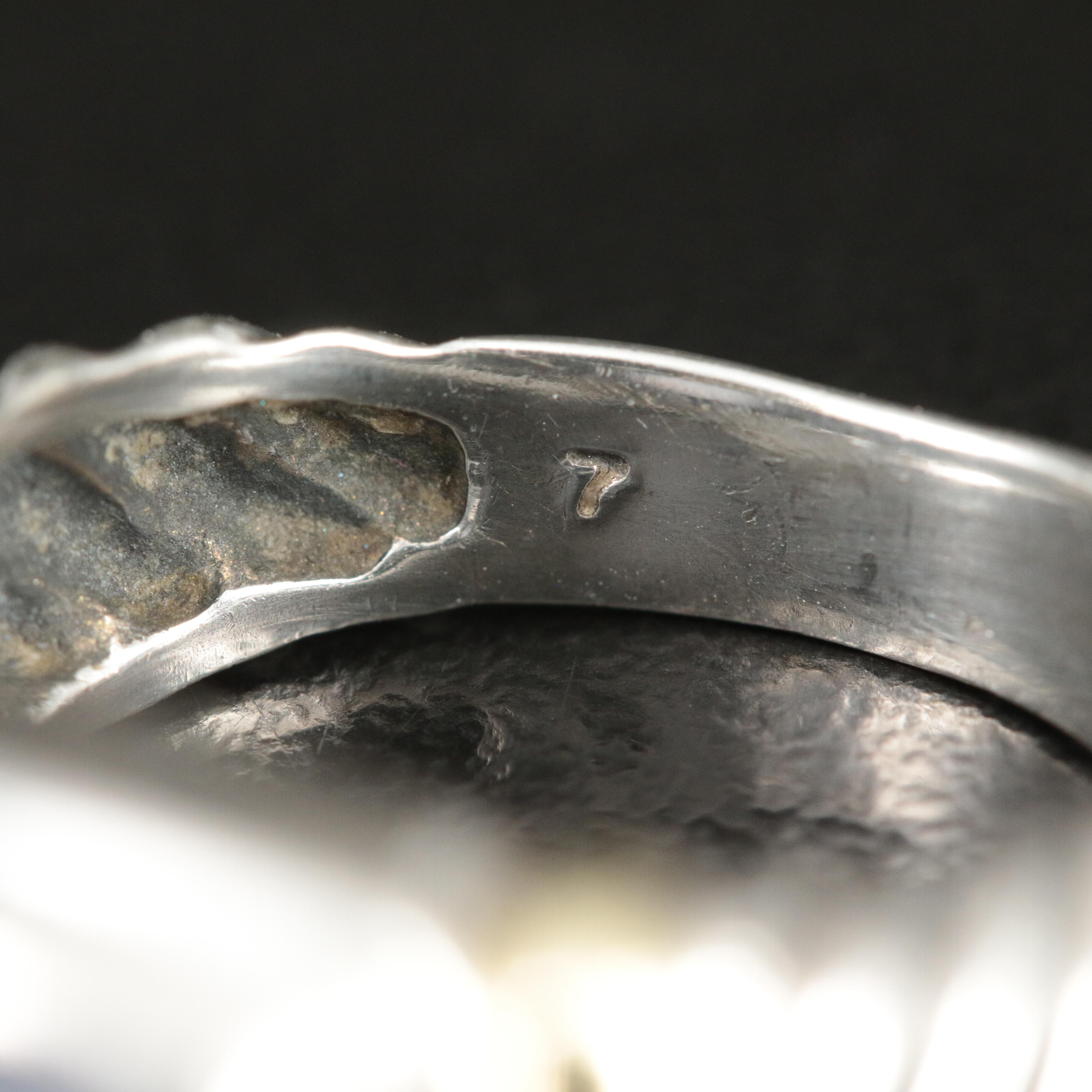 David Yurman Noblesse Sterling, 18K and Chalcedony Ring